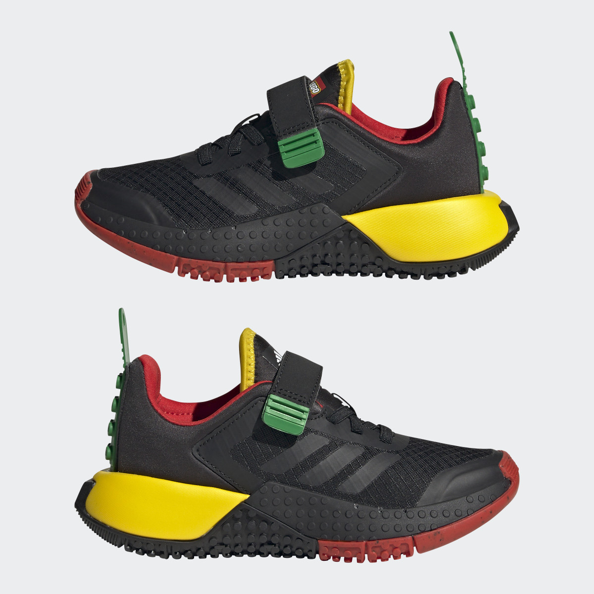 Adidas Chaussure lacets élastiques et scratch sur le dessus adidas DNA x LEGO® Tech RNR. 8