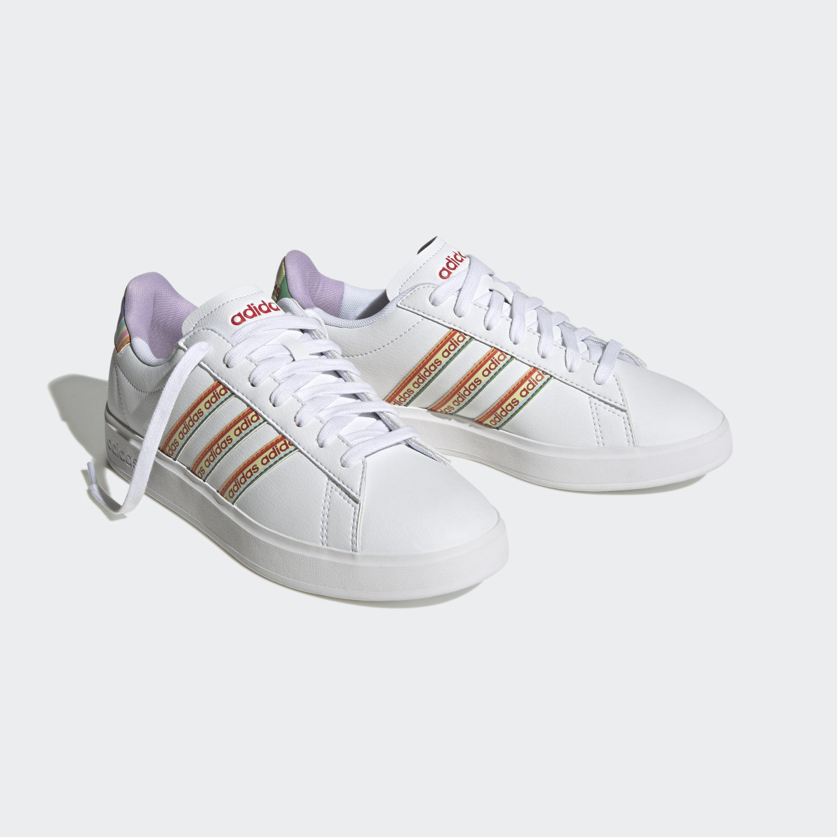 Adidas Grand Court Cloudfoam Lifestyle Court Comfort Shoes. 5