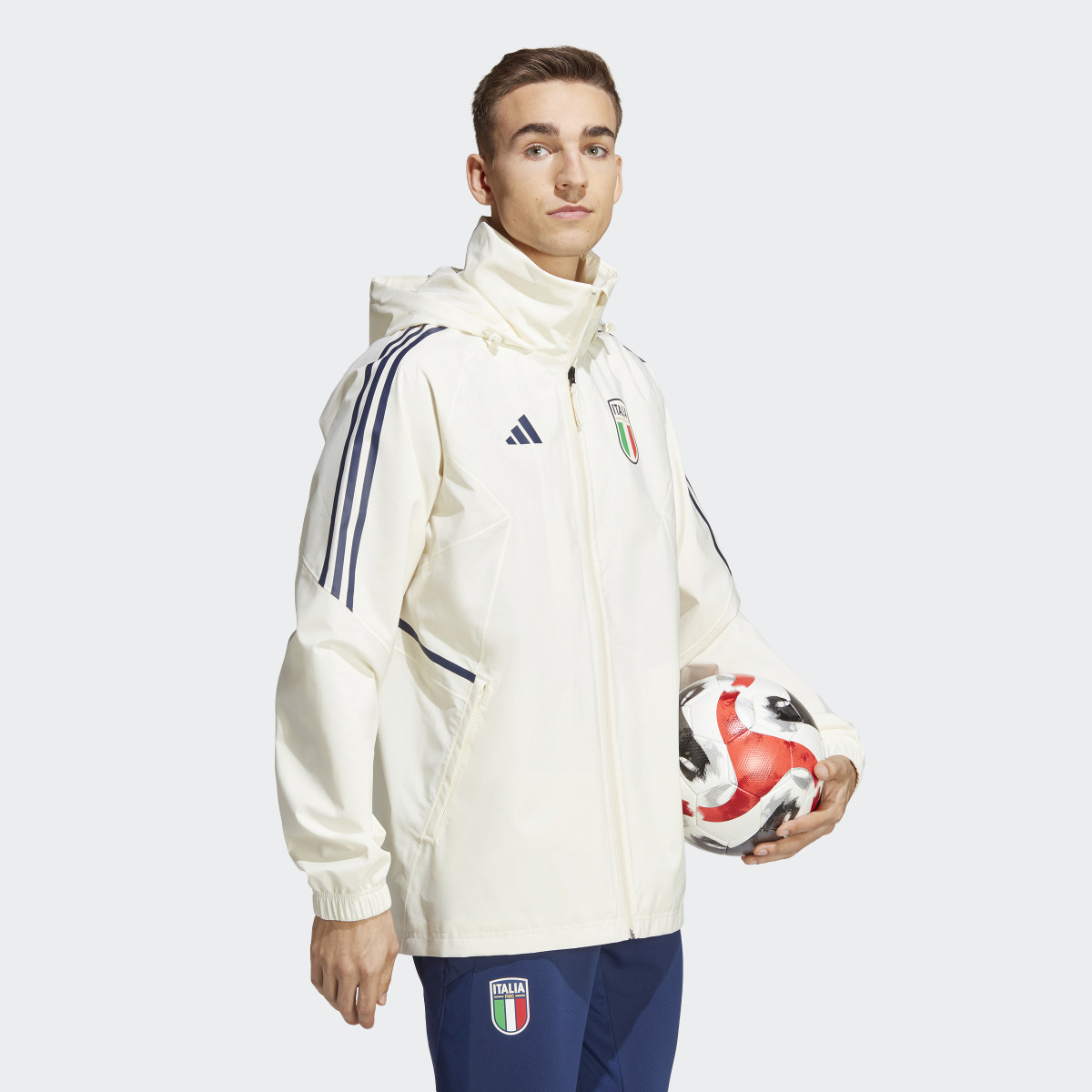 Adidas Italy Condivo 23 Rain Jacket. 4
