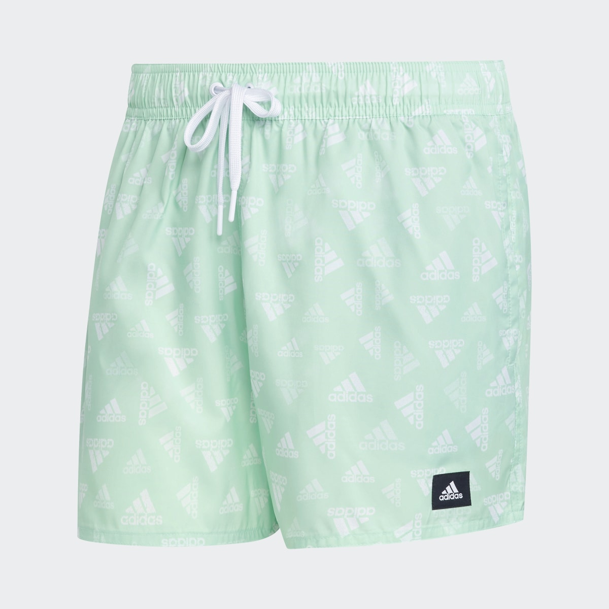 Adidas Logo Print CLX Swim Shorts. 5