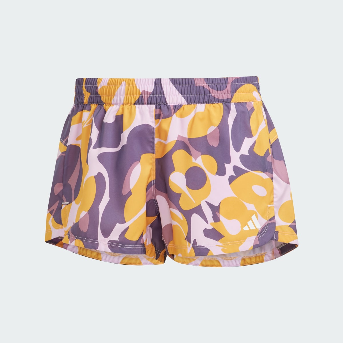 Adidas Pacer Train Essentials Floral-Print Woven Shorts. 4