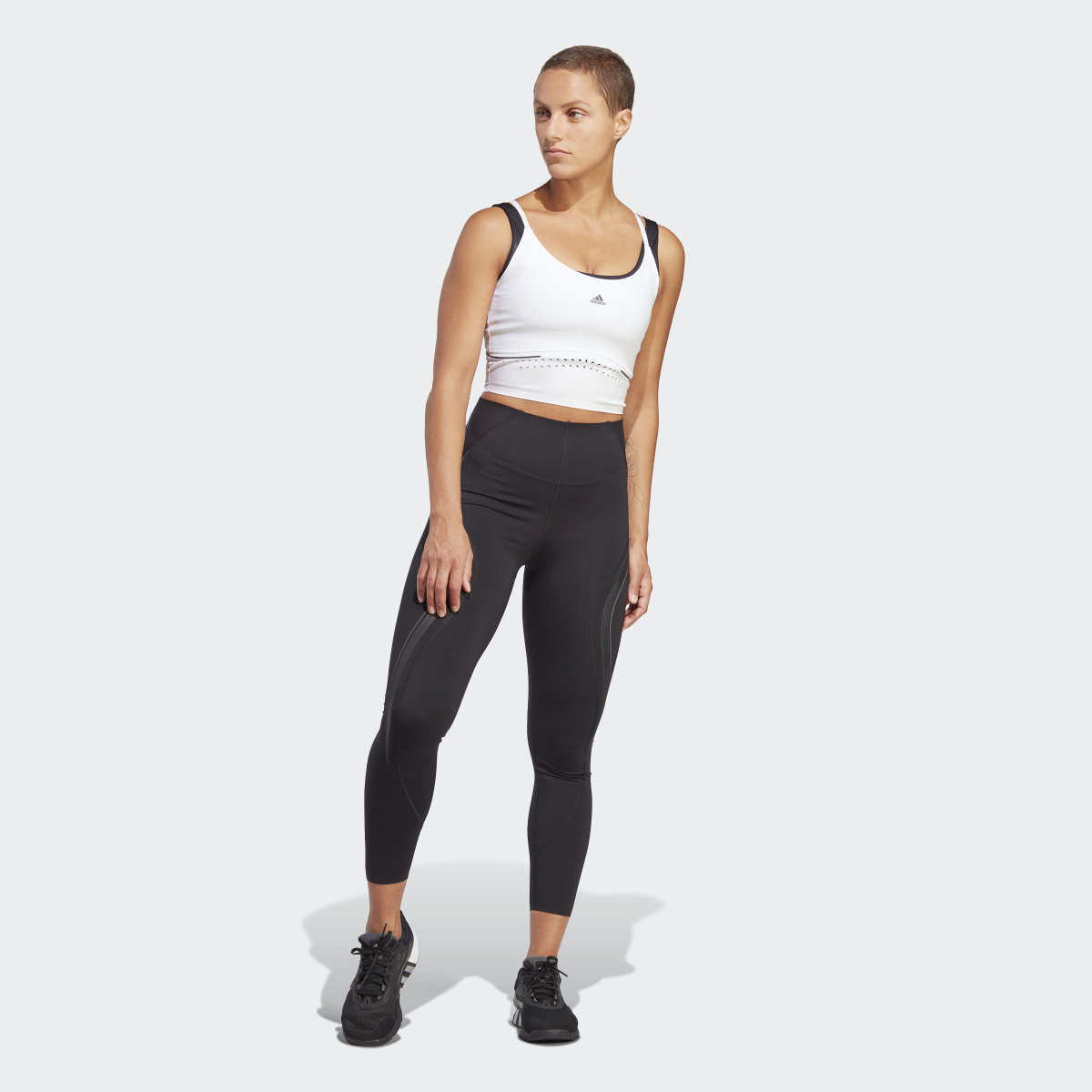 Adidas Sutiã de Sustentação Intermédia para HIIT Luxe Powerimpact. 9