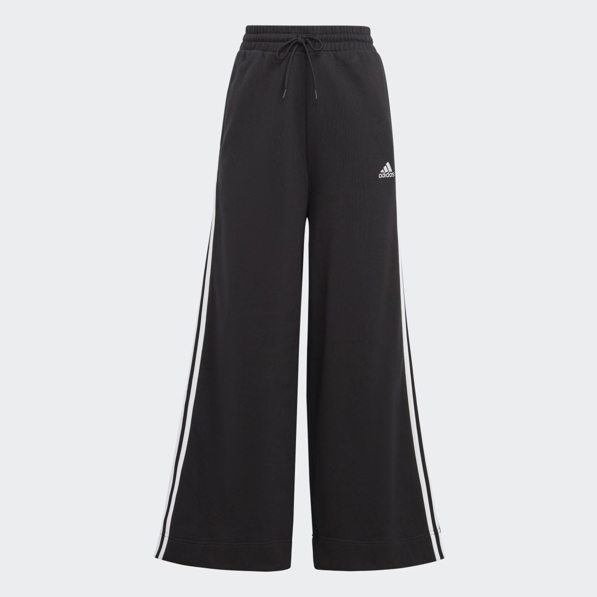 Adidas Essentials 3-Stripes French Terry Wide Joggers. 4