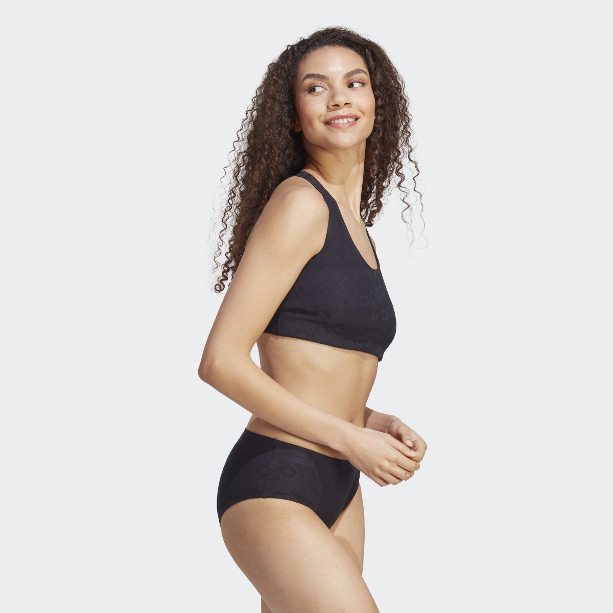 Adidas Terrot Flex Cotton Racerback Bralette. 4