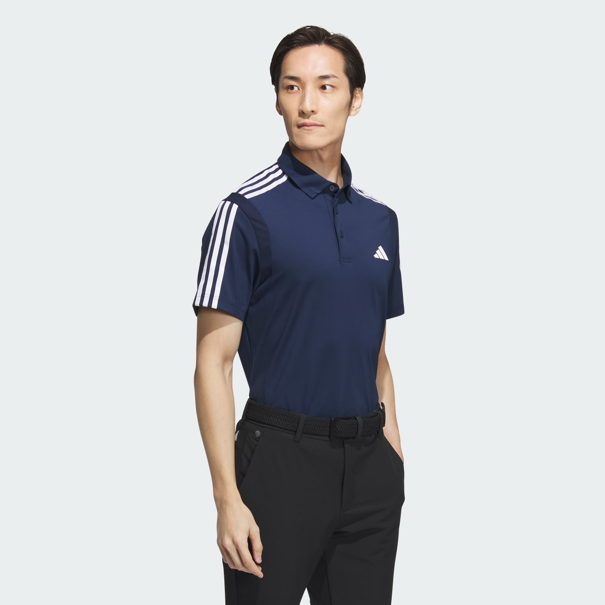 Adidas HEAT.RDY 3-Stripe Short Sleeve Polo Shirt. 4