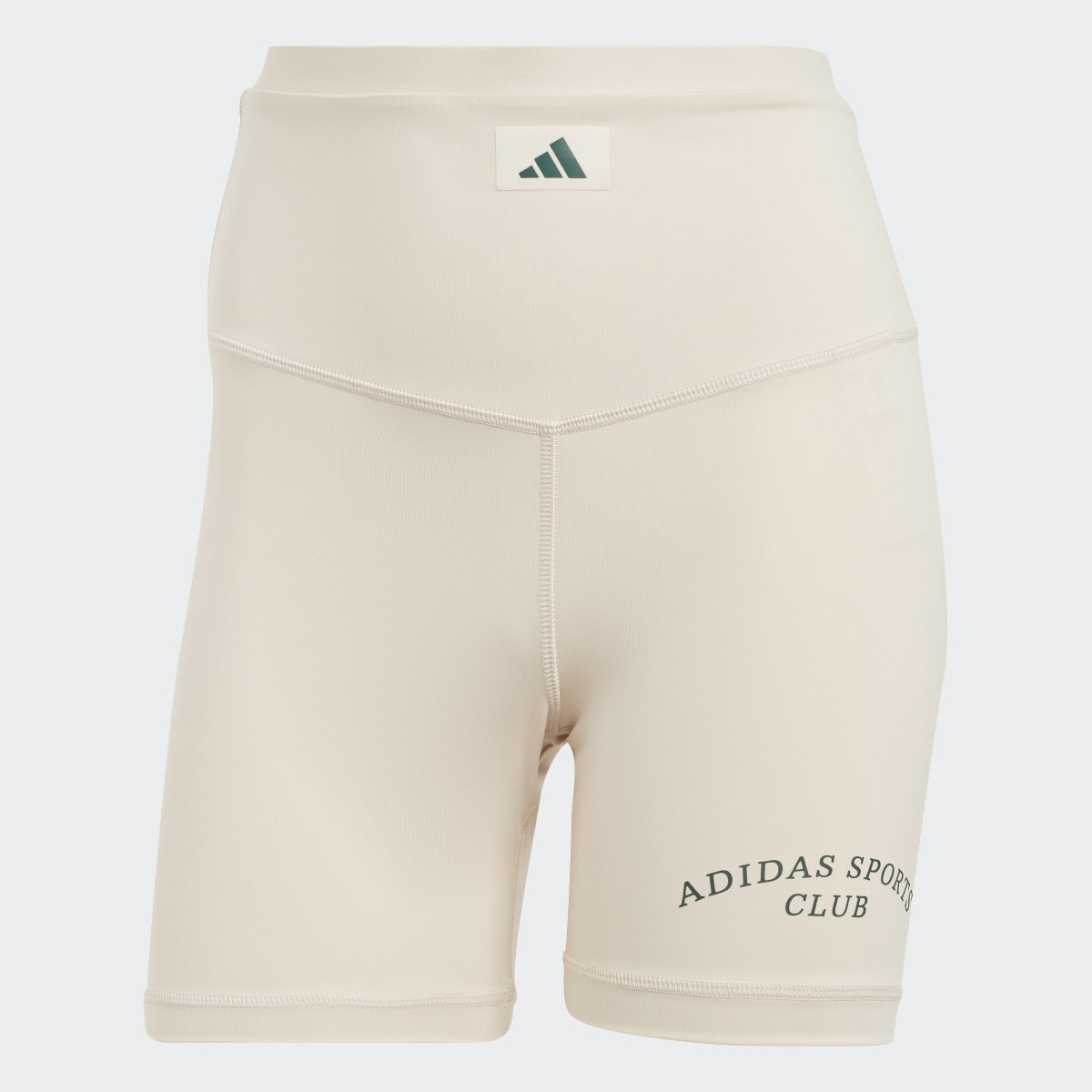 Adidas Calções de Cintura Subida Sports Club. 4