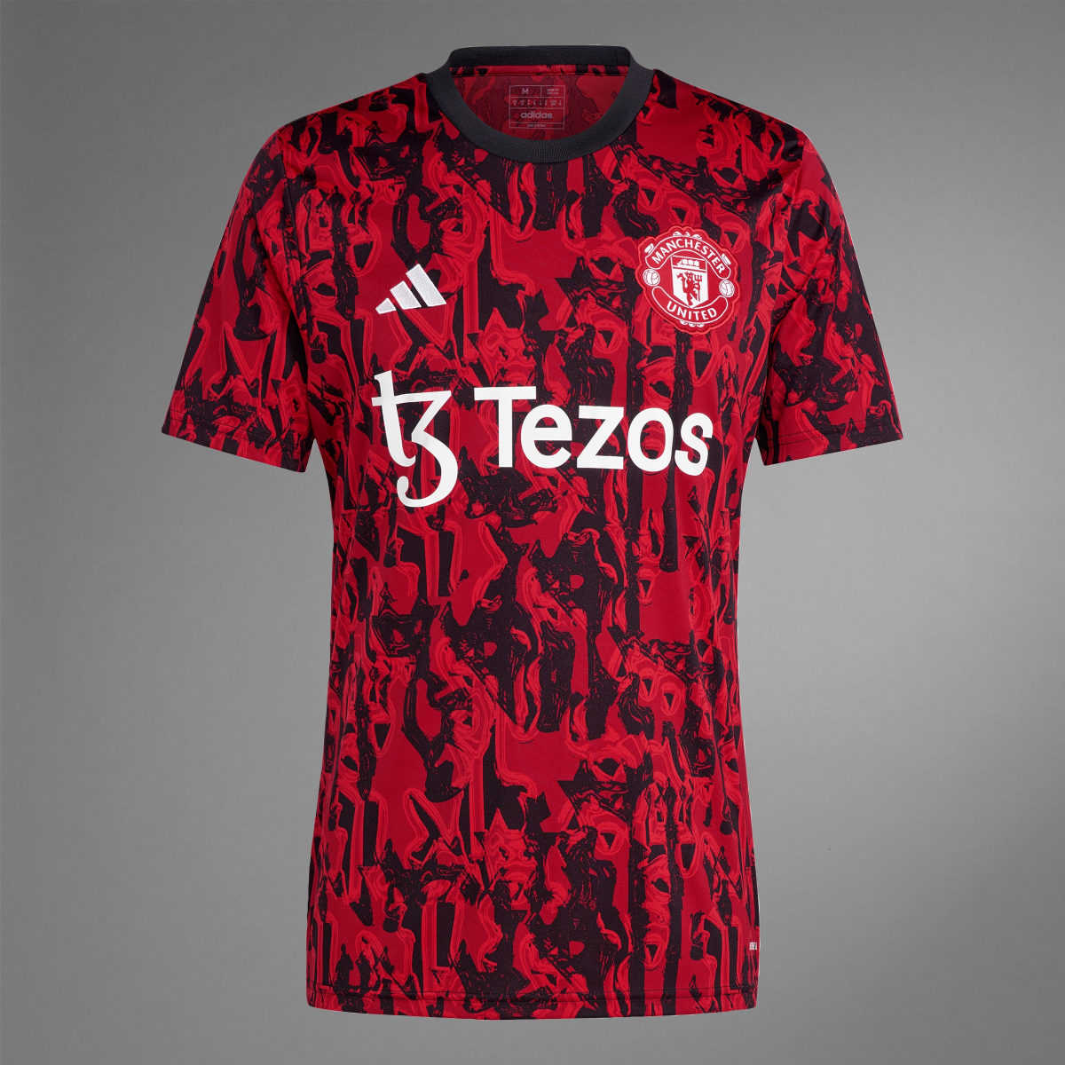 Adidas Camiseta calentamiento Manchester United. 10