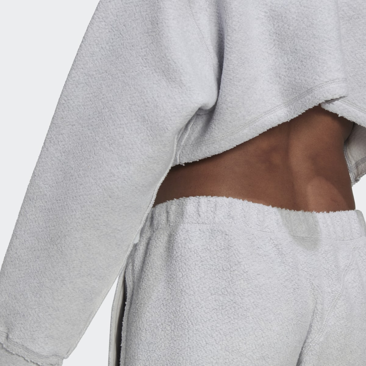 Adidas Crop Full-Zip Loungewear Hoodie. 6