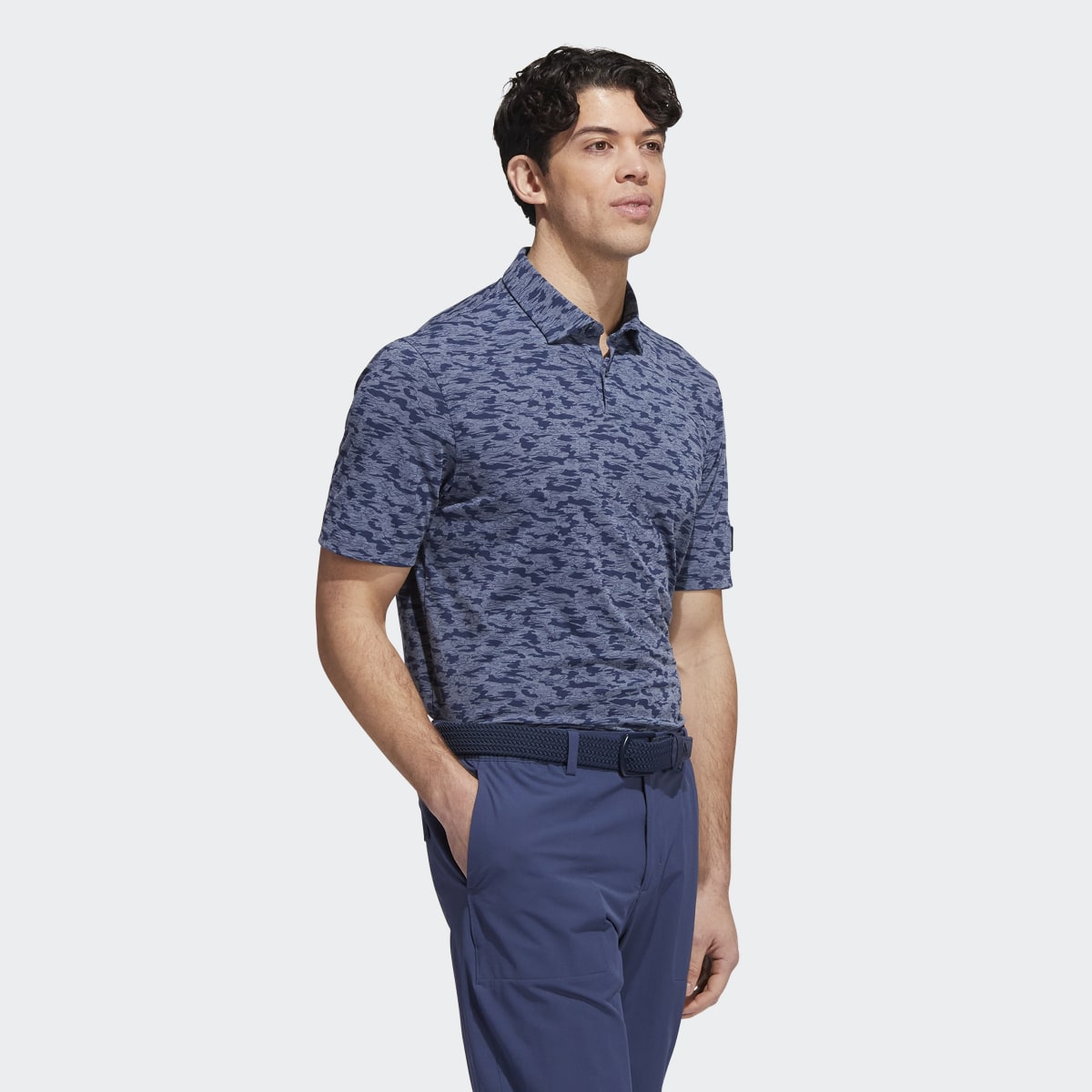 Adidas Go-To Camo-Print Polo Shirt. 4