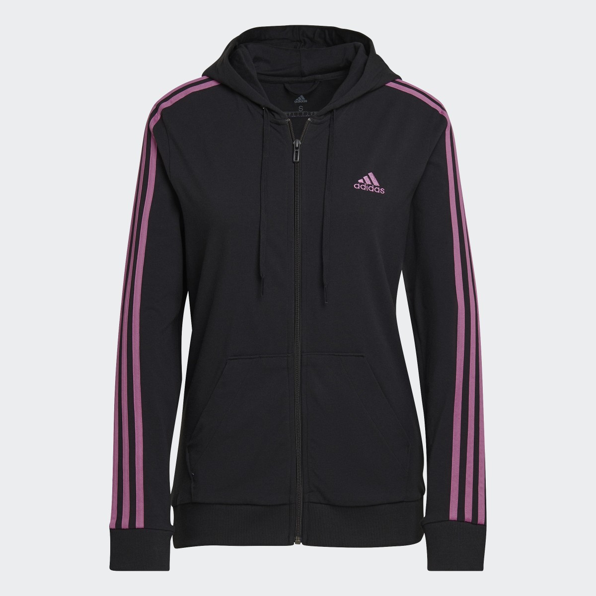 Adidas Essentials 3-Stripes Full-Zip Hoodie. 5