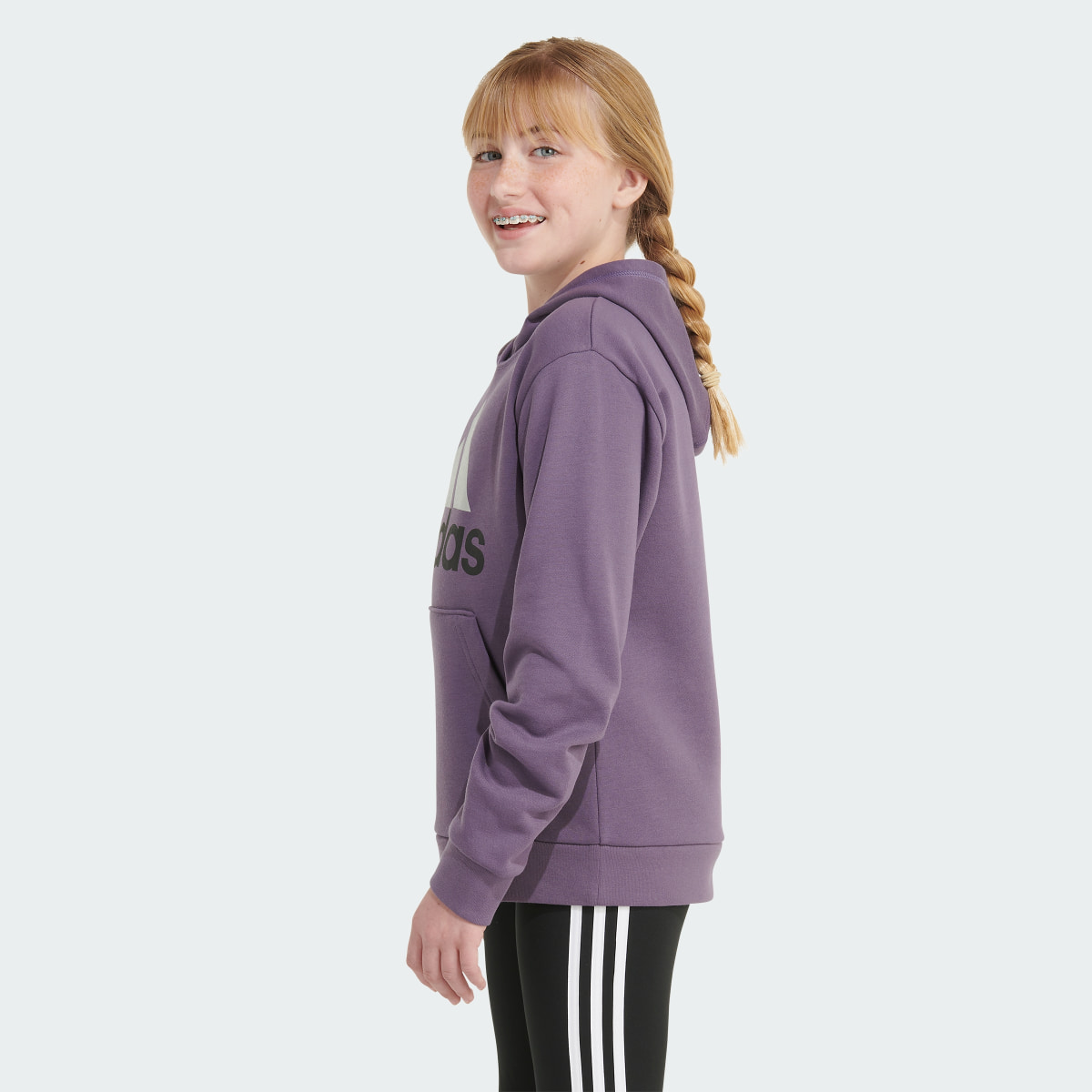 Adidas Long Sleeve Essential Sportswear Logo Hoodie. 6