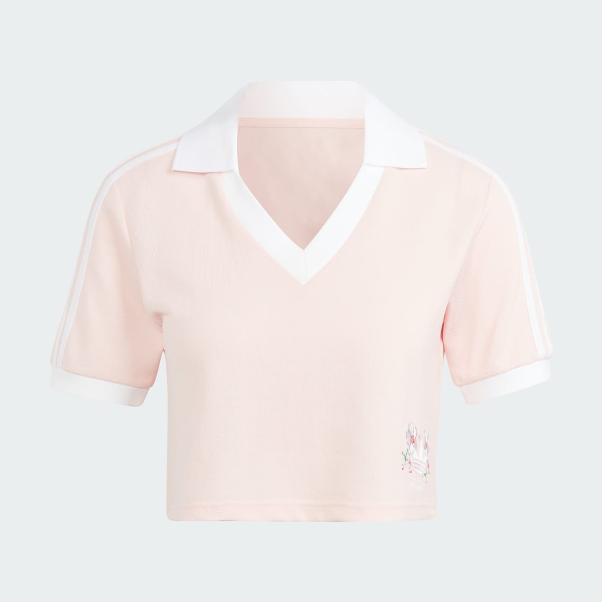 Adidas Crop Polo Shirt. 5