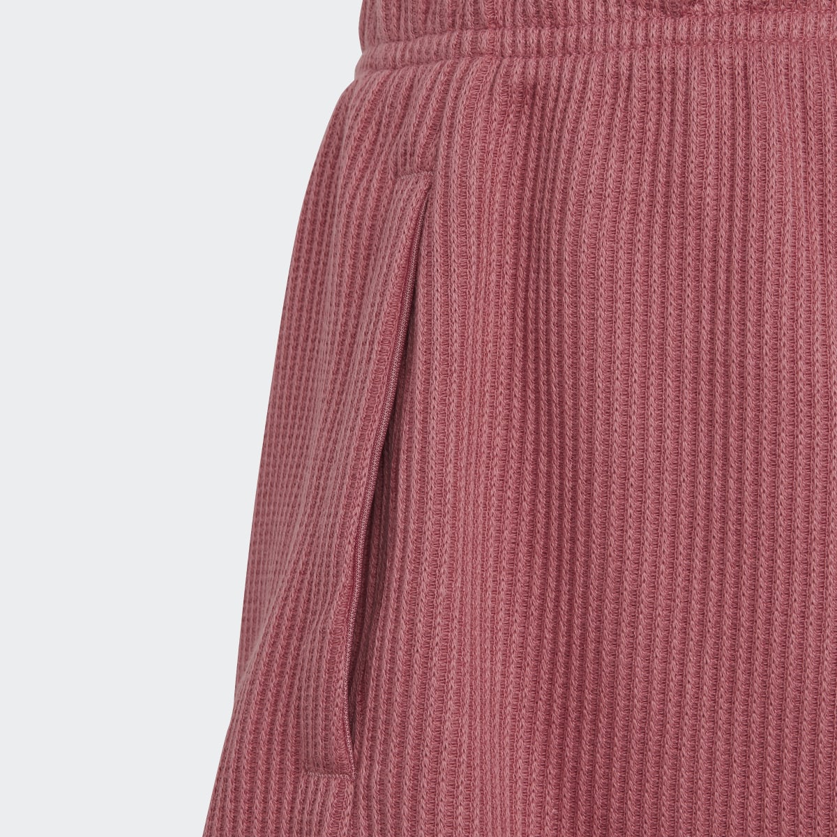 Adidas Lounge Waffle Knit Loose Shorts. 5