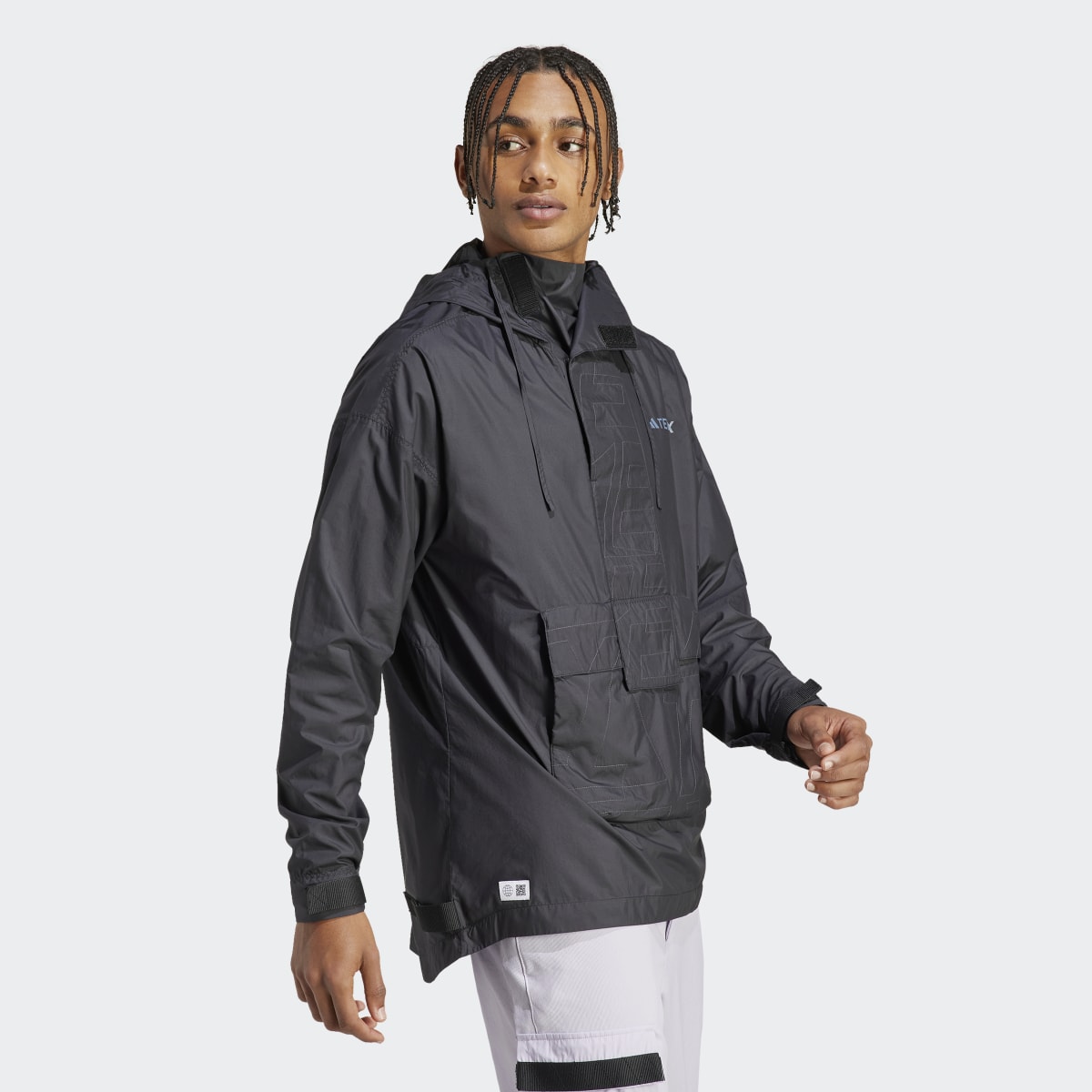Adidas TERREX Made to Be Remade Wind Anorak. 8