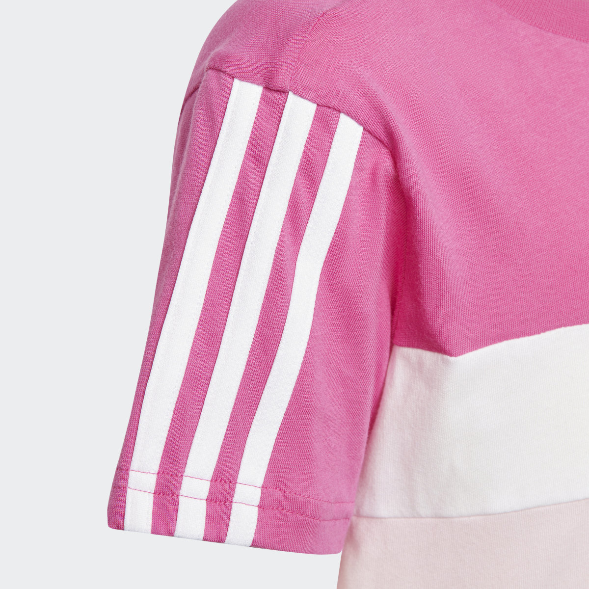Adidas T-shirt Tiberio 3-Stripes Colorblock Cotton Kids. 7