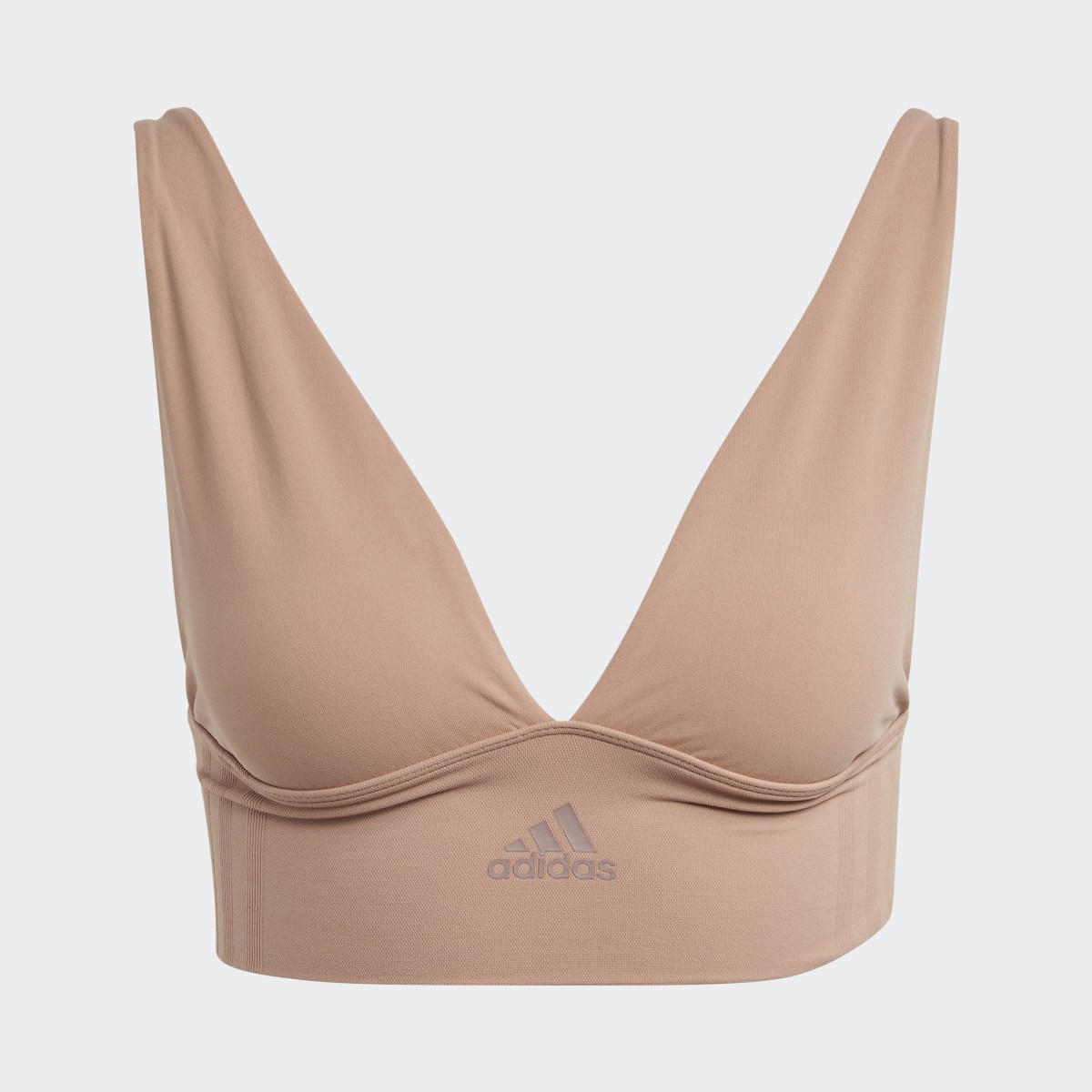 Adidas Active Seamless Micro Stretch Long Line Plunge Bra Underwear. 5