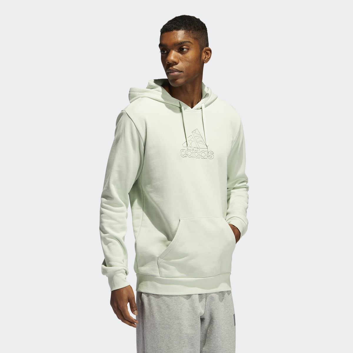 Adidas Embroidery Graphic Hoodie. 4