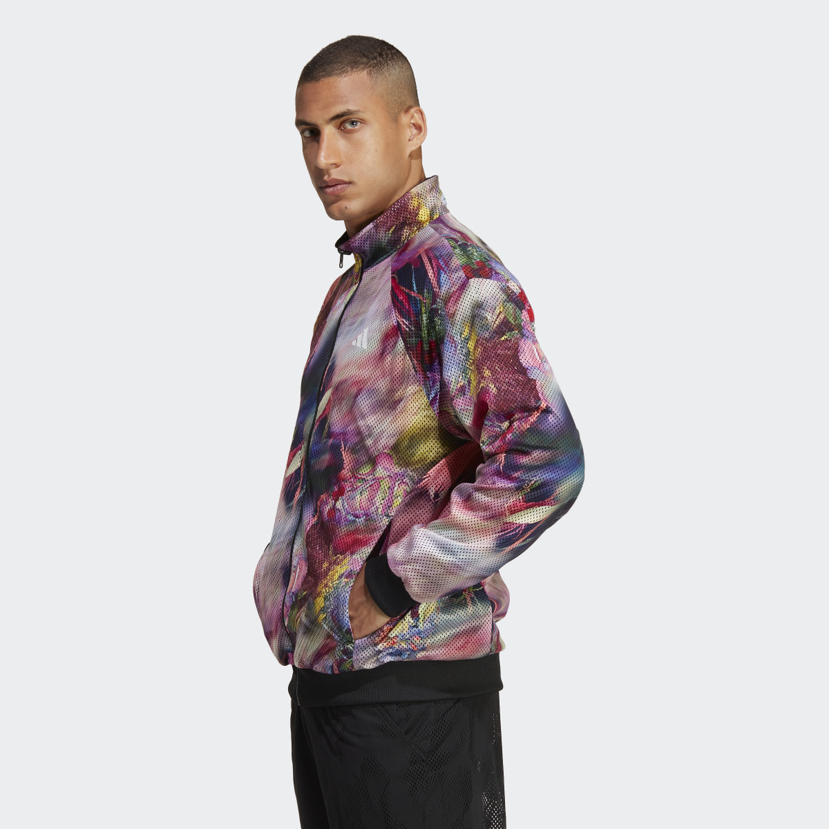 Adidas Melbourne Tennis Stretch Woven Reversible Jacket. 4
