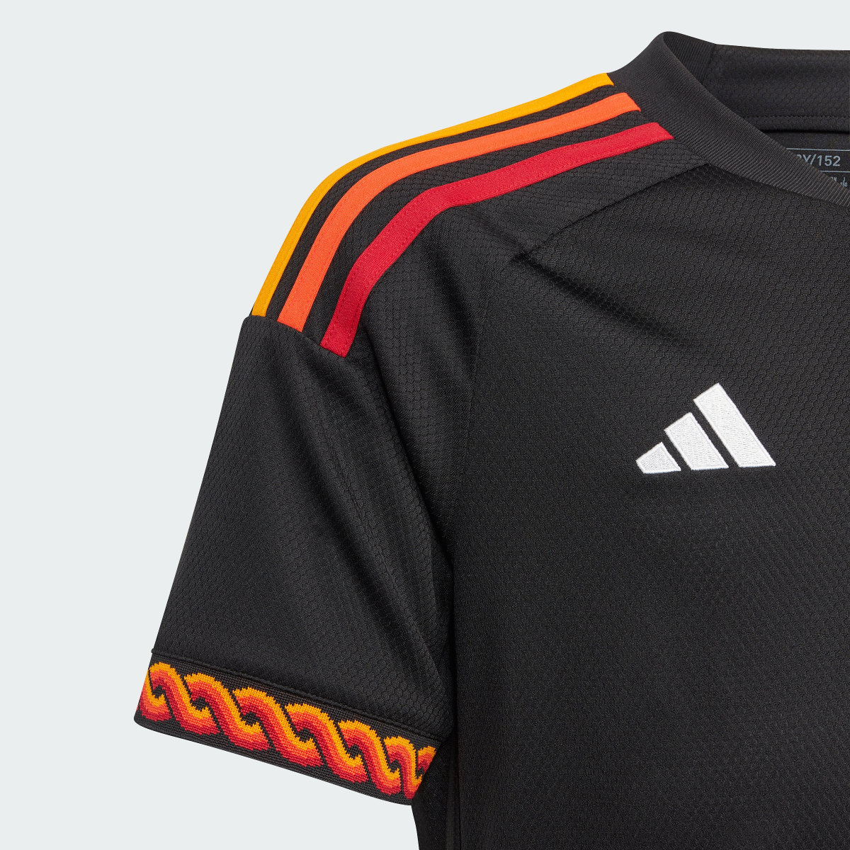 Adidas AS Roma 23/24 Kids Ausweichtrikot. 5