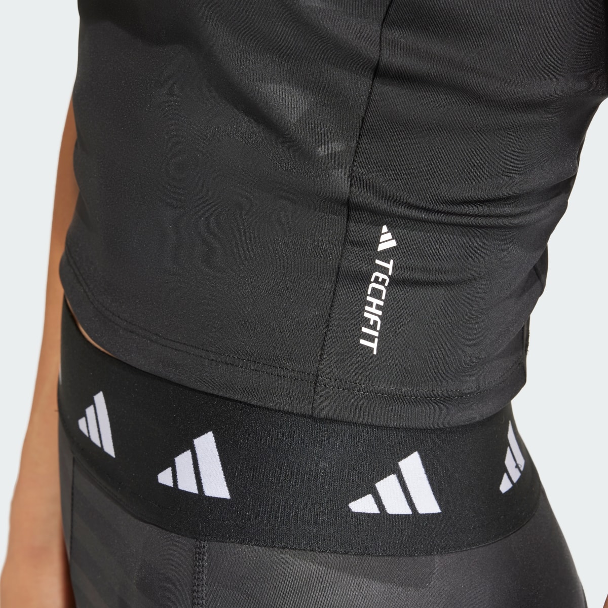 Adidas Camisola de Alças Curta para Treino Techfit. 7