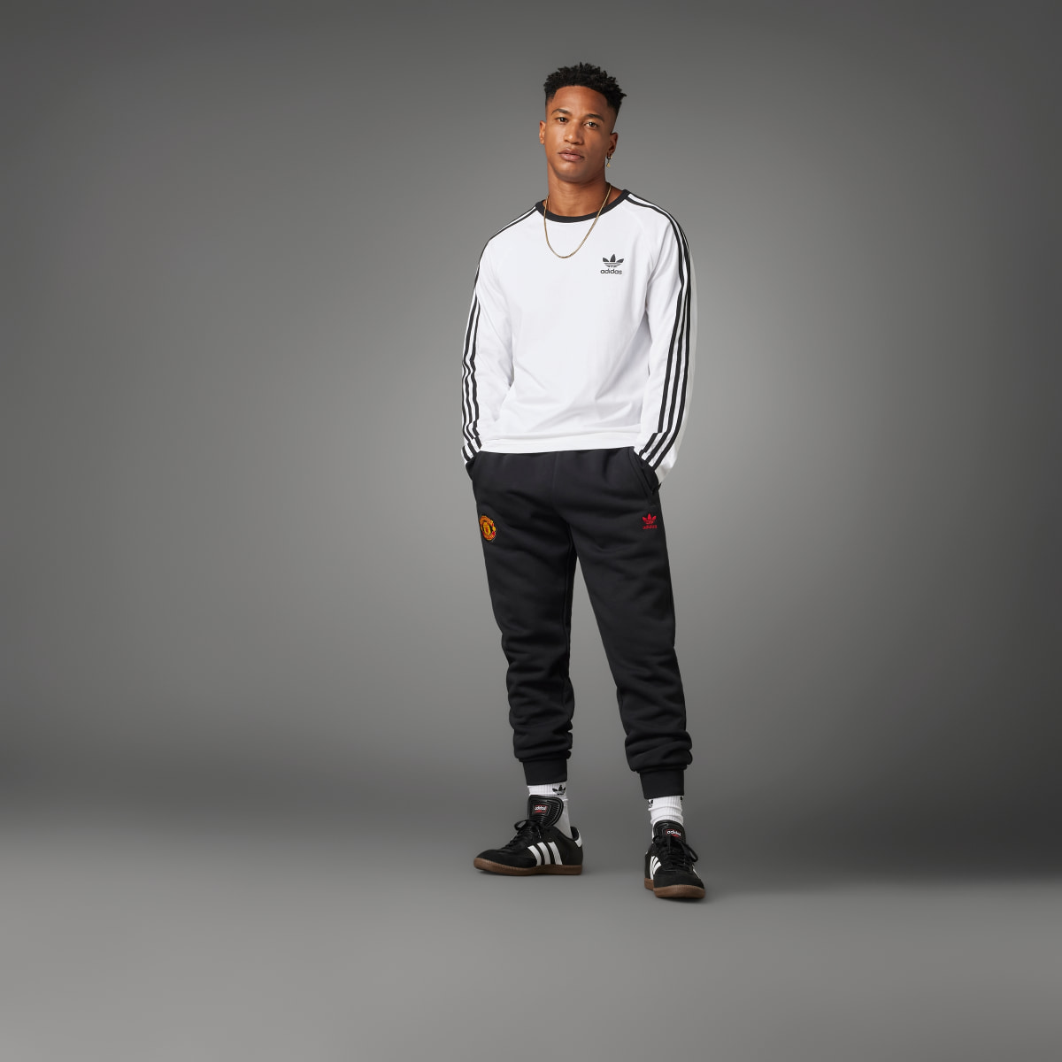 Adidas Calças Trefoil Essentials do Manchester United. 10