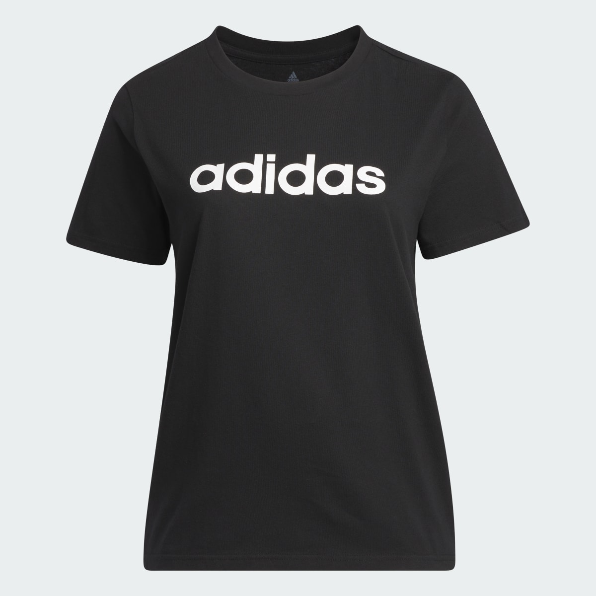 Adidas Linear Logo Tee (Plus Size). 5