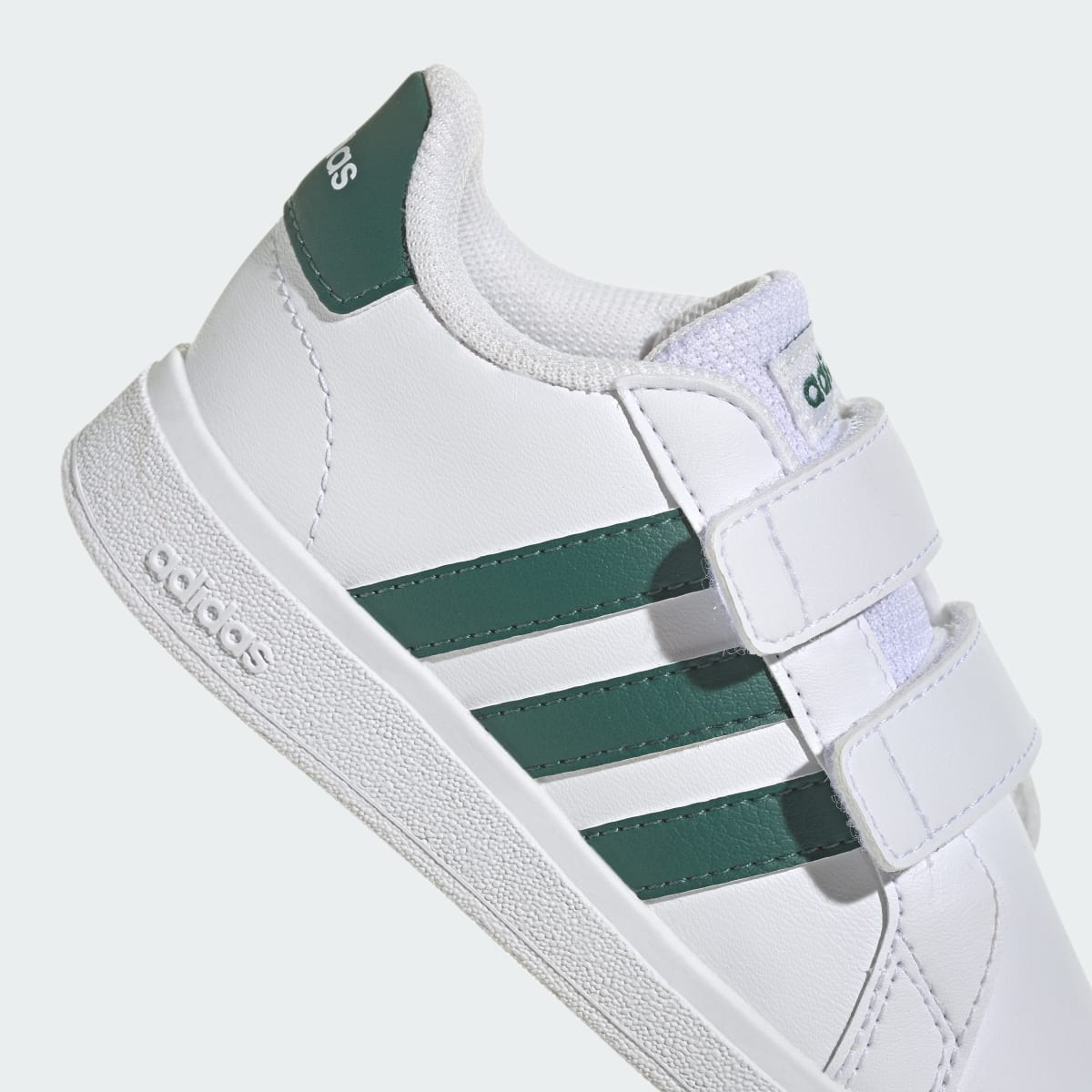 Adidas Grand Court Lifestyle Hook and Loop Shoes. 10