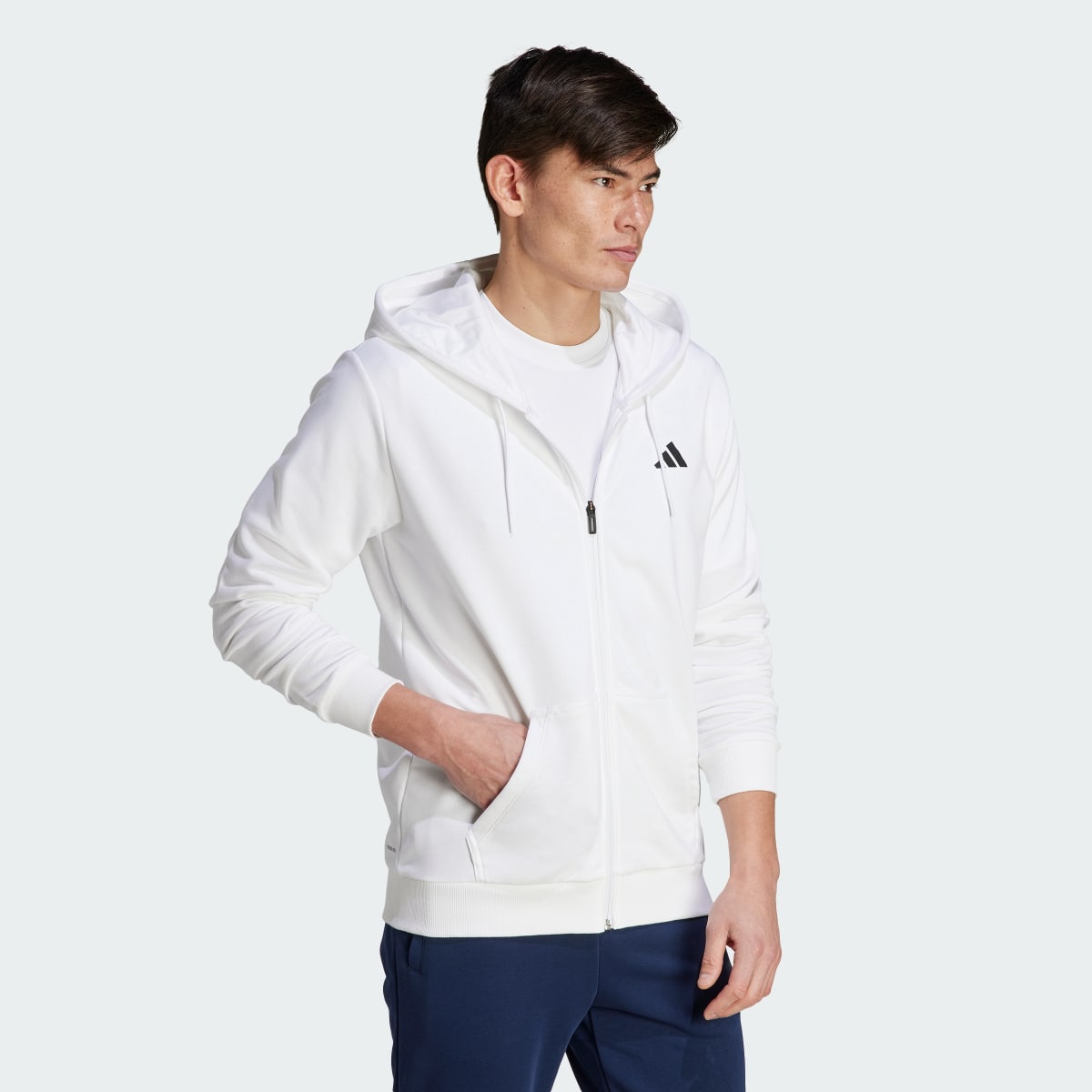 Adidas Club Teamwear Full-Zip Tennis Hoodie. 4