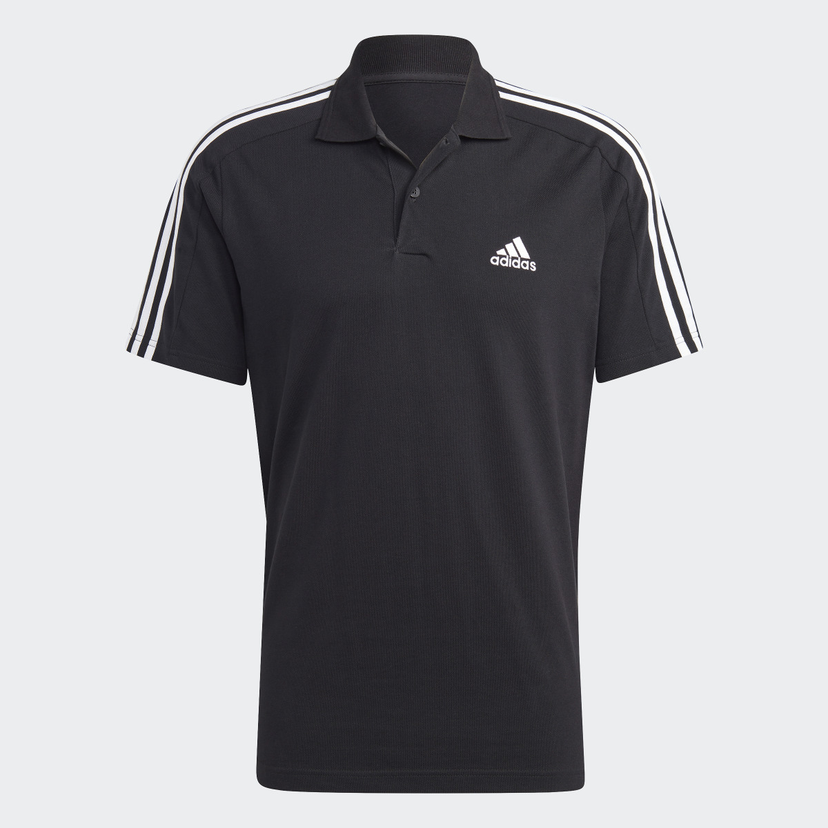 Adidas Essentials Piqué Embroidered Small Logo 3-Stripes Polo Tişört. 6