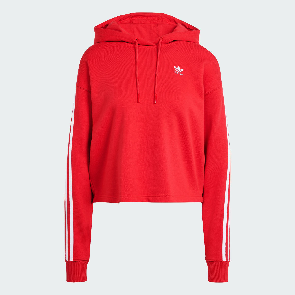 Adidas Adicolor 3-Stripes Short Hoodie. 5