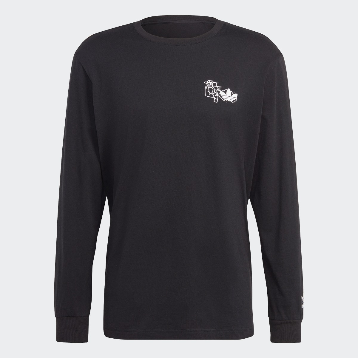 Adidas Hack the Elite Graphic Long Sleeve T-Shirt. 5