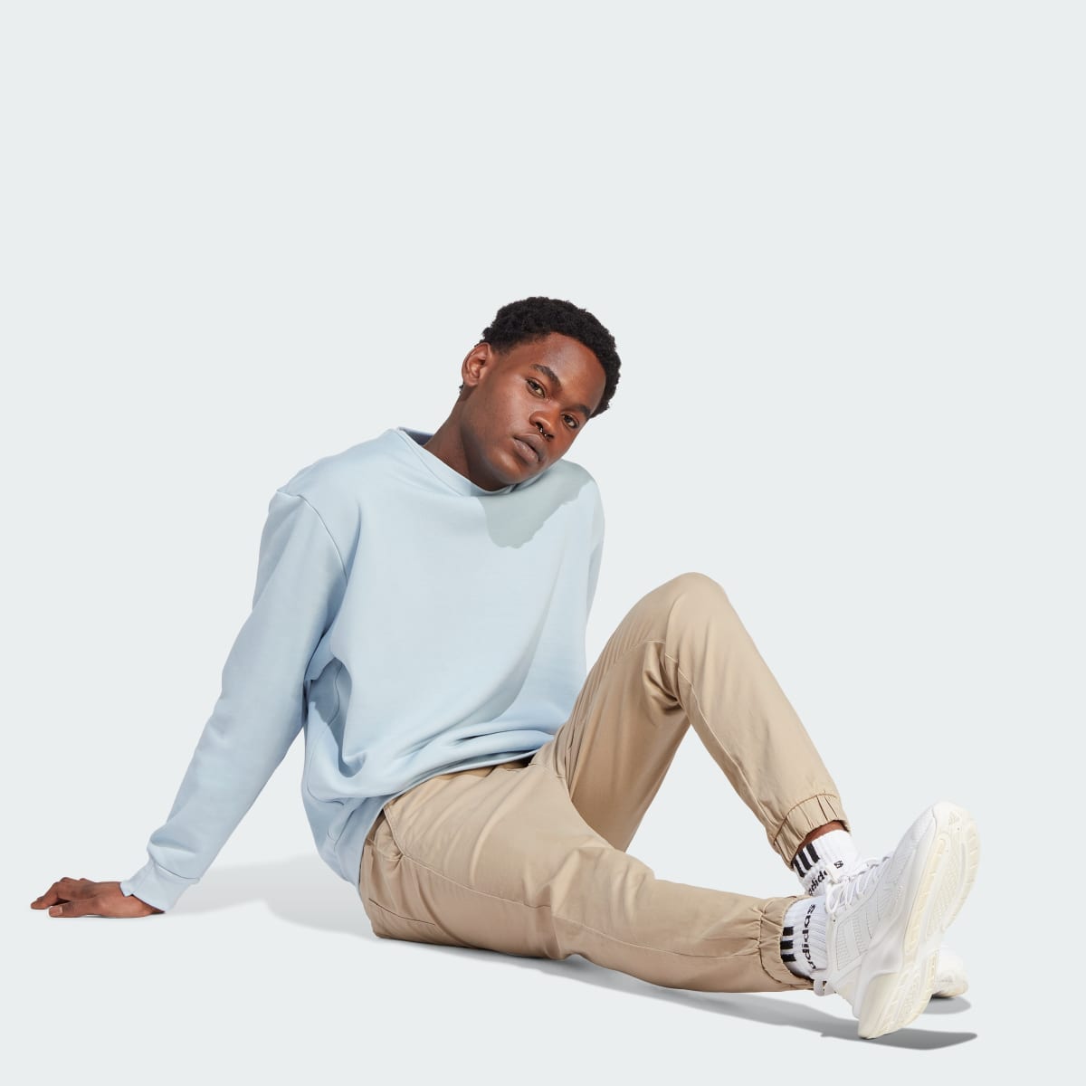Adidas Lounge Fleece Sweatshirt. 4