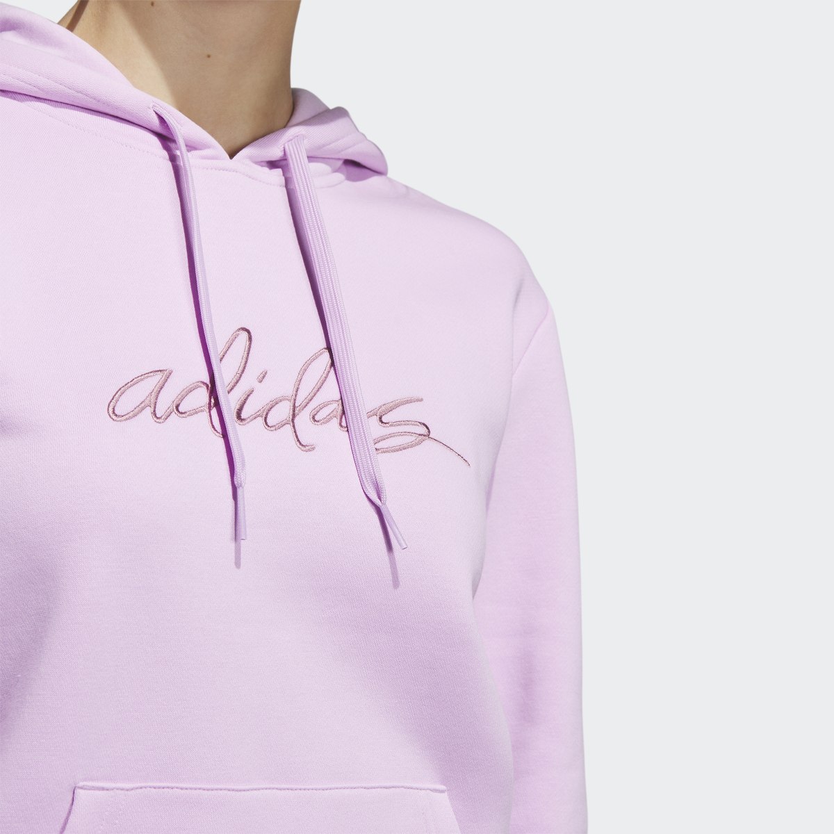 Adidas Embroidered Logo Hoodie. 6