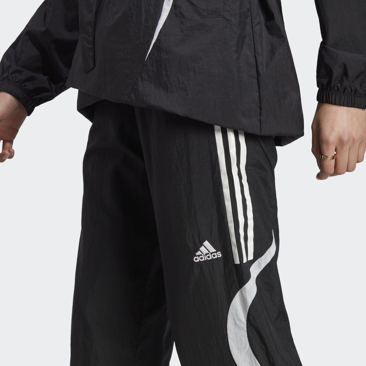 Adidas Woven Track Tracksuit Bottoms. 5