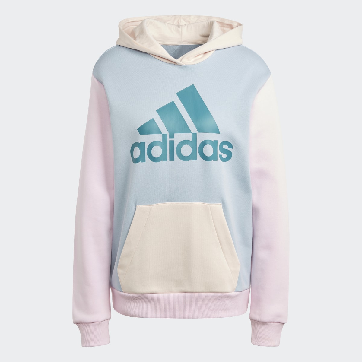 Adidas Sudadera con capucha Essentials Logo Boyfriend Fleece. 5