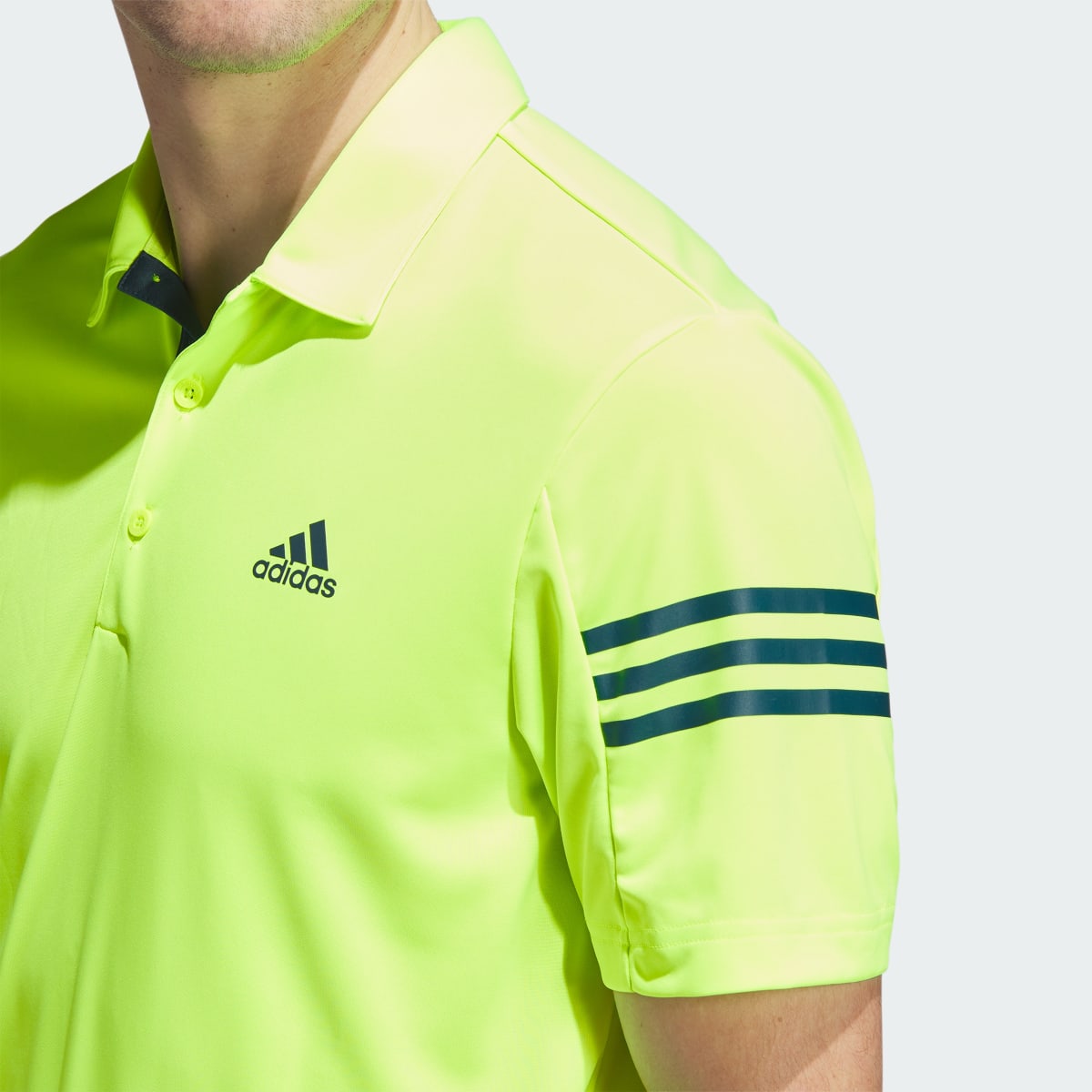 Adidas 3-Stripes Golf Polo Shirt. 6