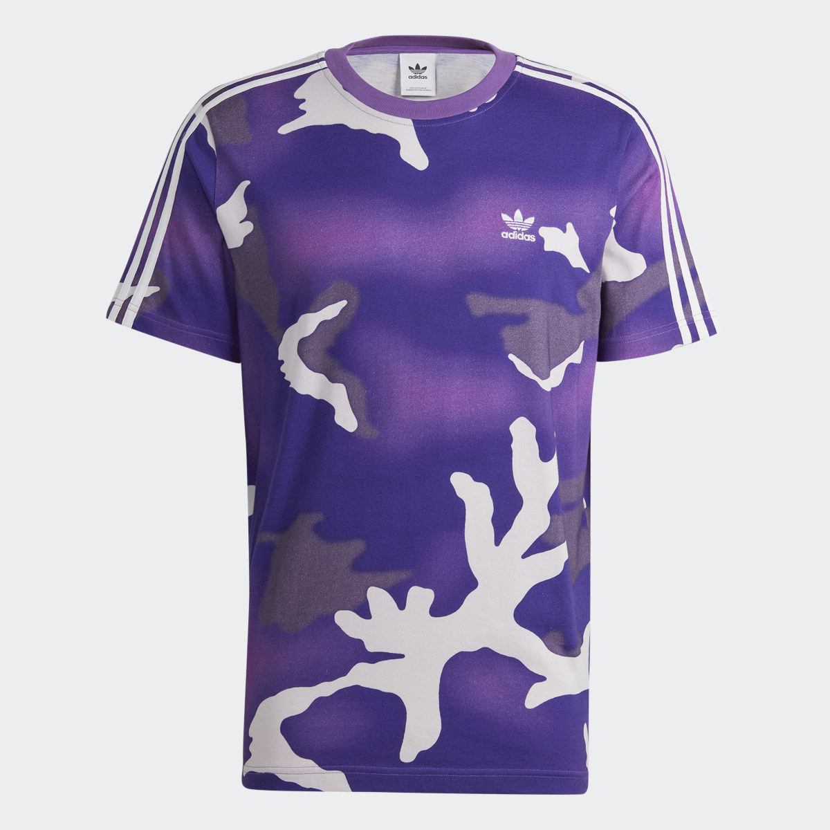 Adidas T-shirt graphique à imprimé camouflage intégral. 5