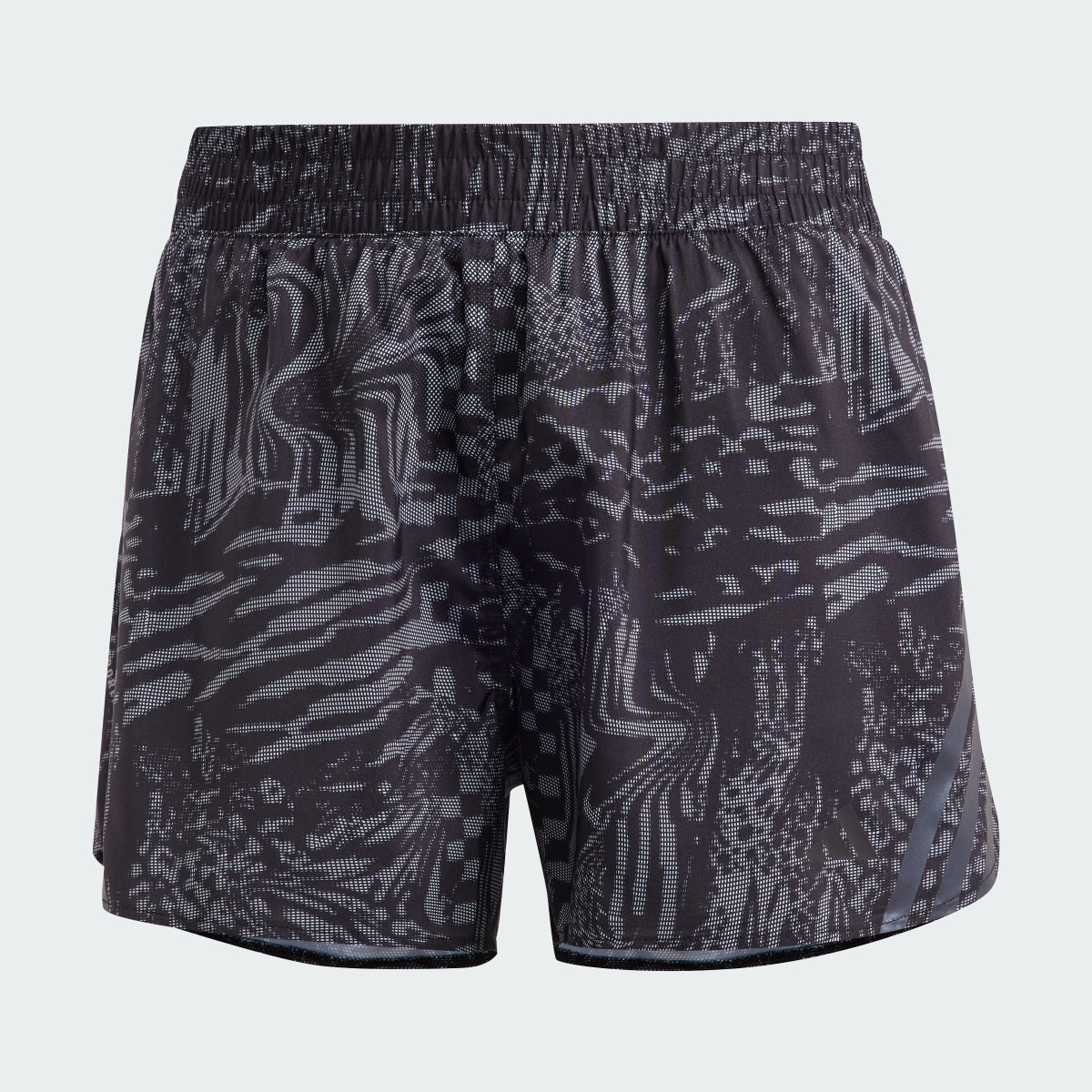 Adidas Run Icons 3-Streifen Allover Print Running Shorts. 4