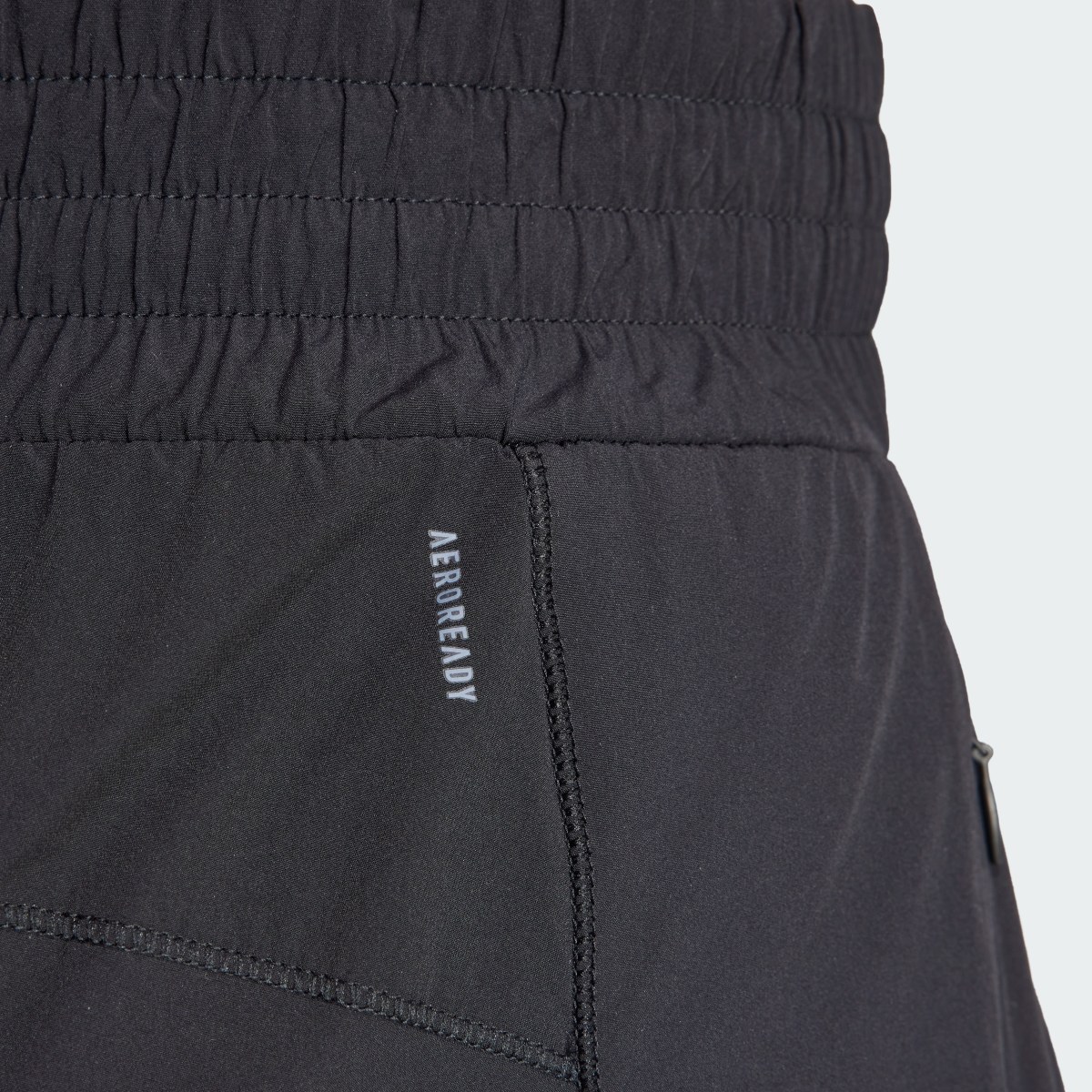 Adidas Pacer Stretch-Woven Zipper Pocket Lux Shorts. 6