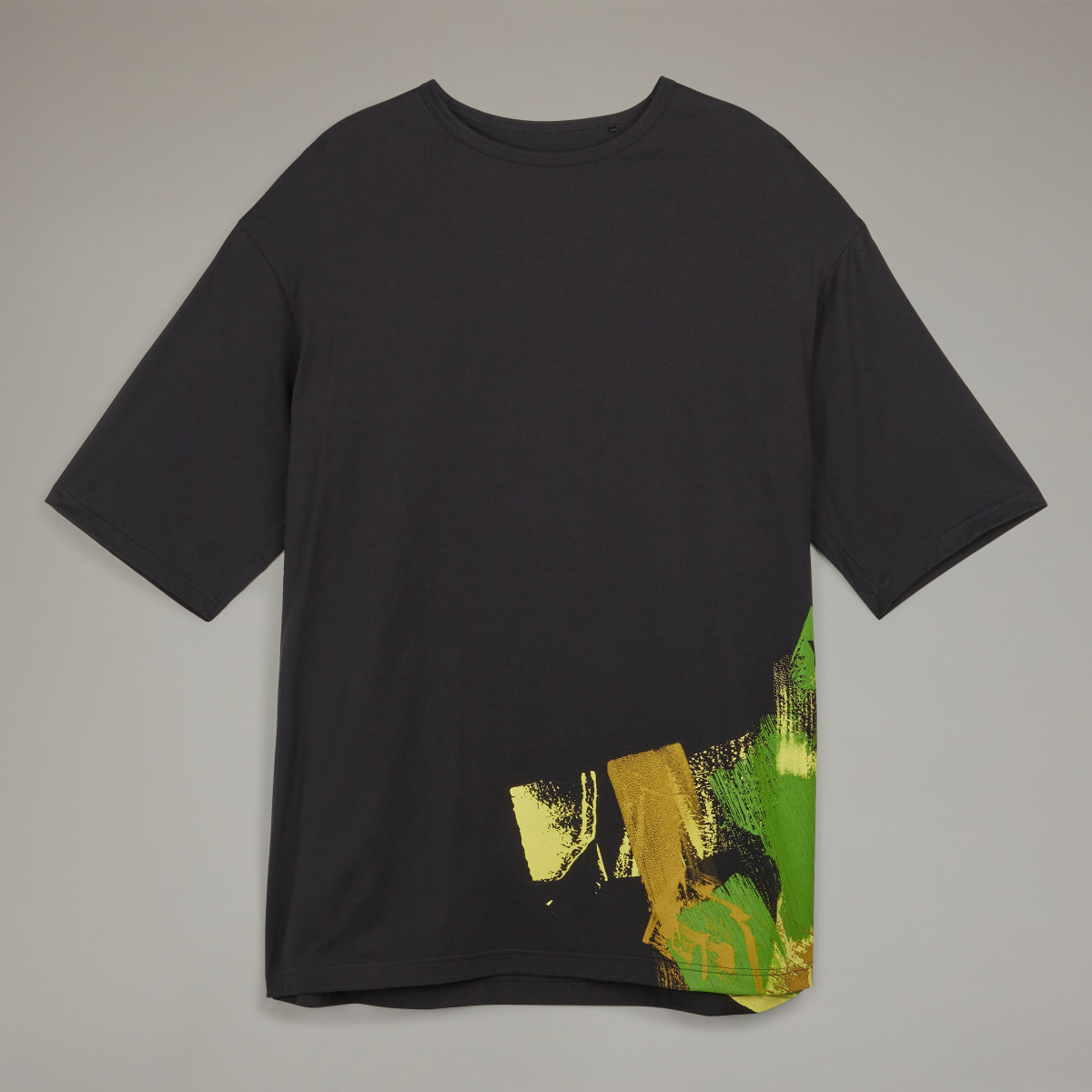 Adidas Y-3 Placed Graphic Short Sleeve Tee. 5