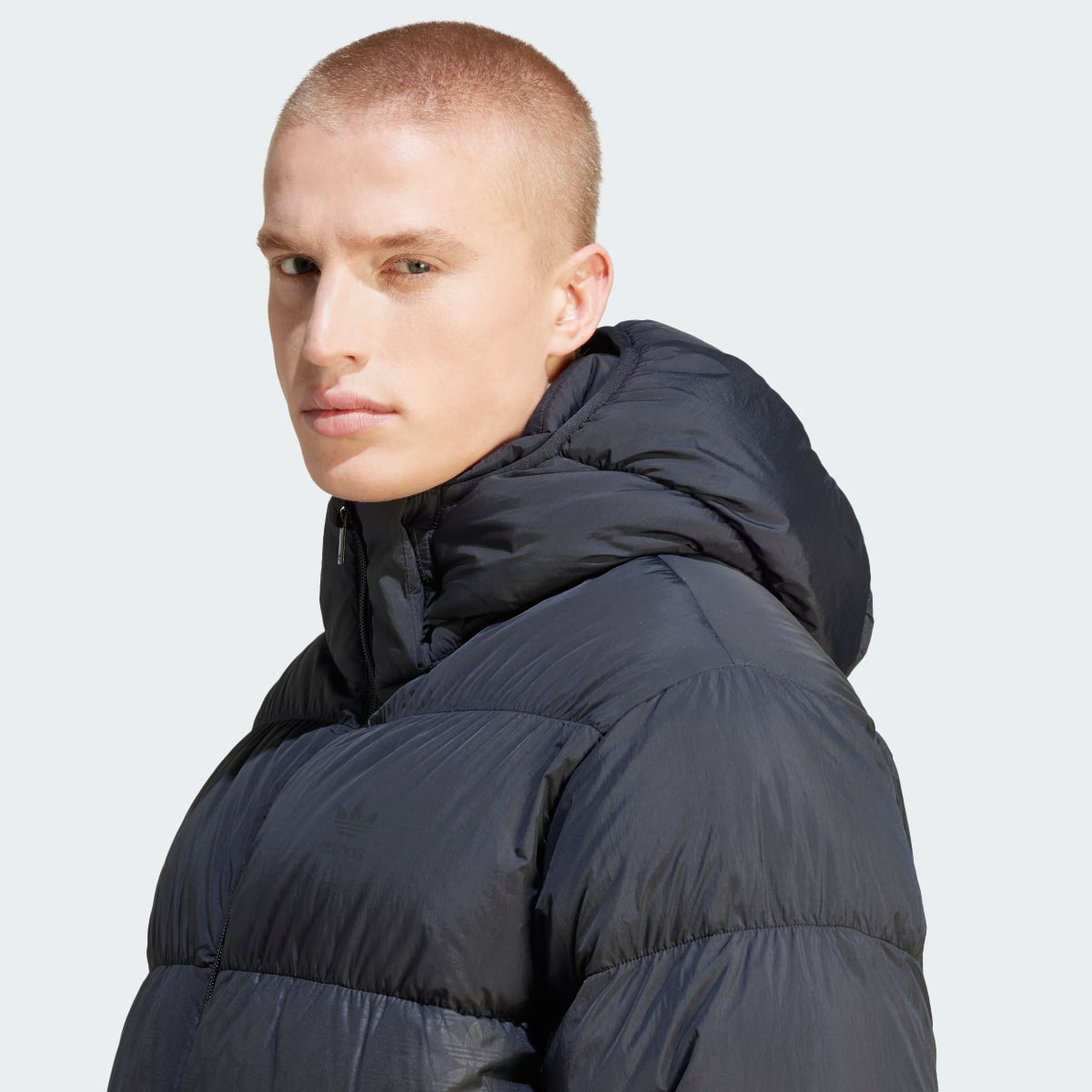 Adidas Down Regen Monogram Hooded Puffer Jacket. 5