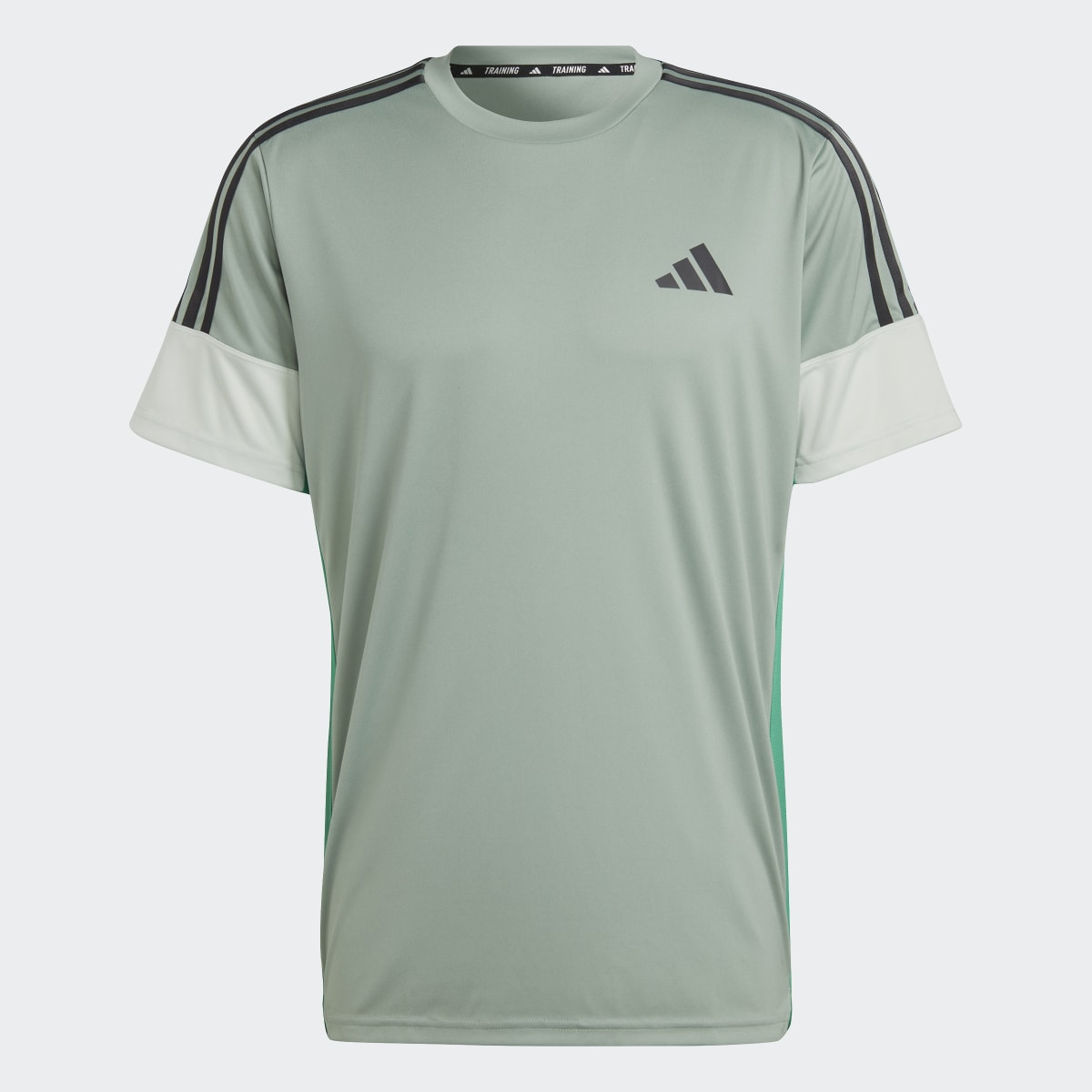 Adidas T-shirt da allenamento Colorblock 3-Stripes. 5