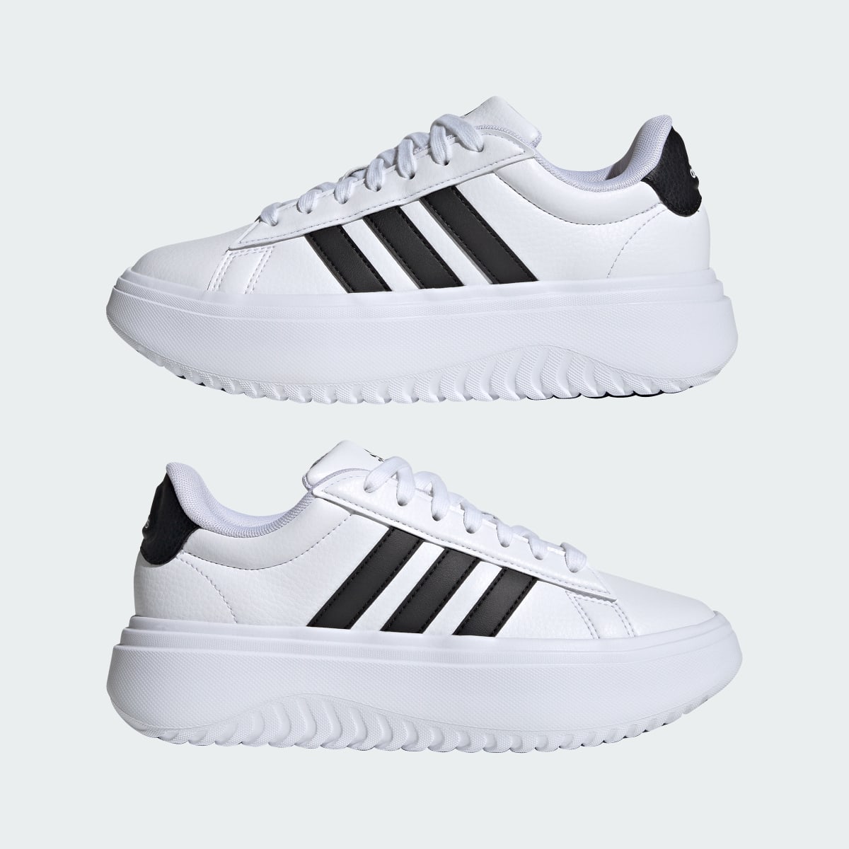 Adidas Sapatilhas de Plataforma Grand Court. 8