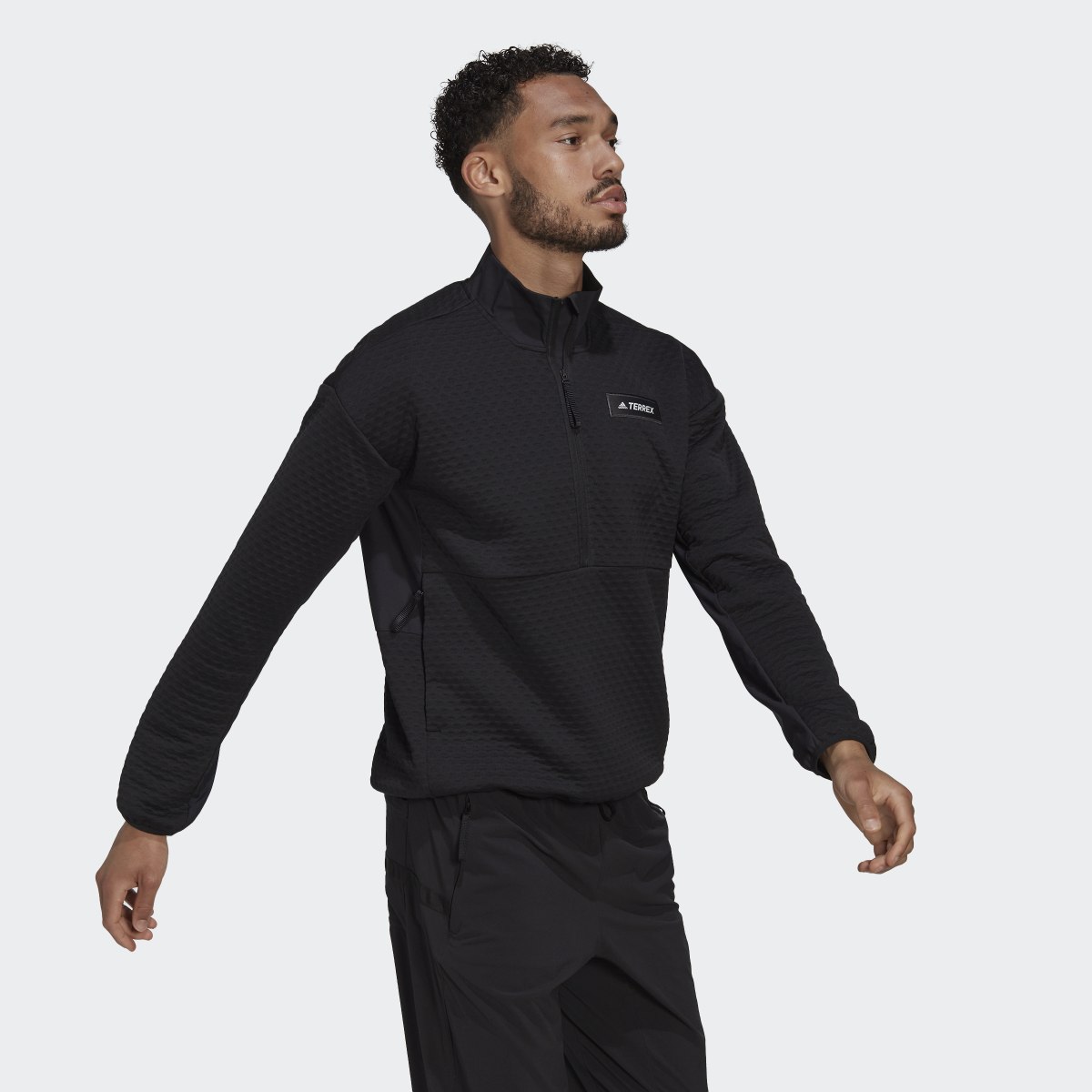 Adidas Felpa Terrex Hike Half-Zip. 5