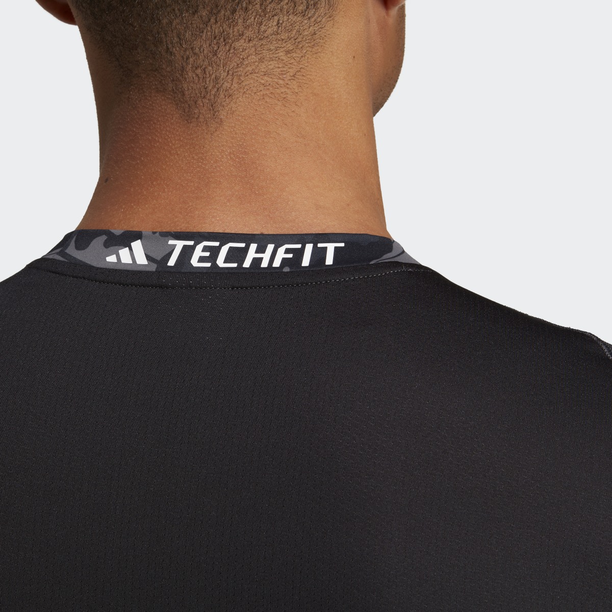 Adidas Techfit Allover Print Training Tişörtü. 7
