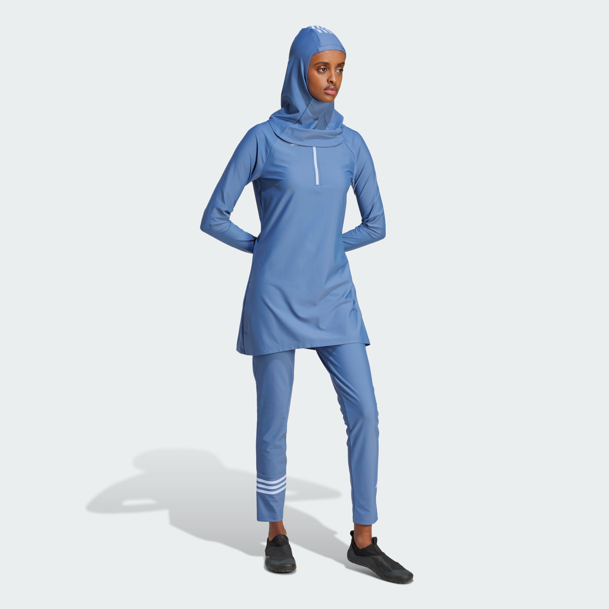 Adidas 3-Stripes Swim Hijab. 4