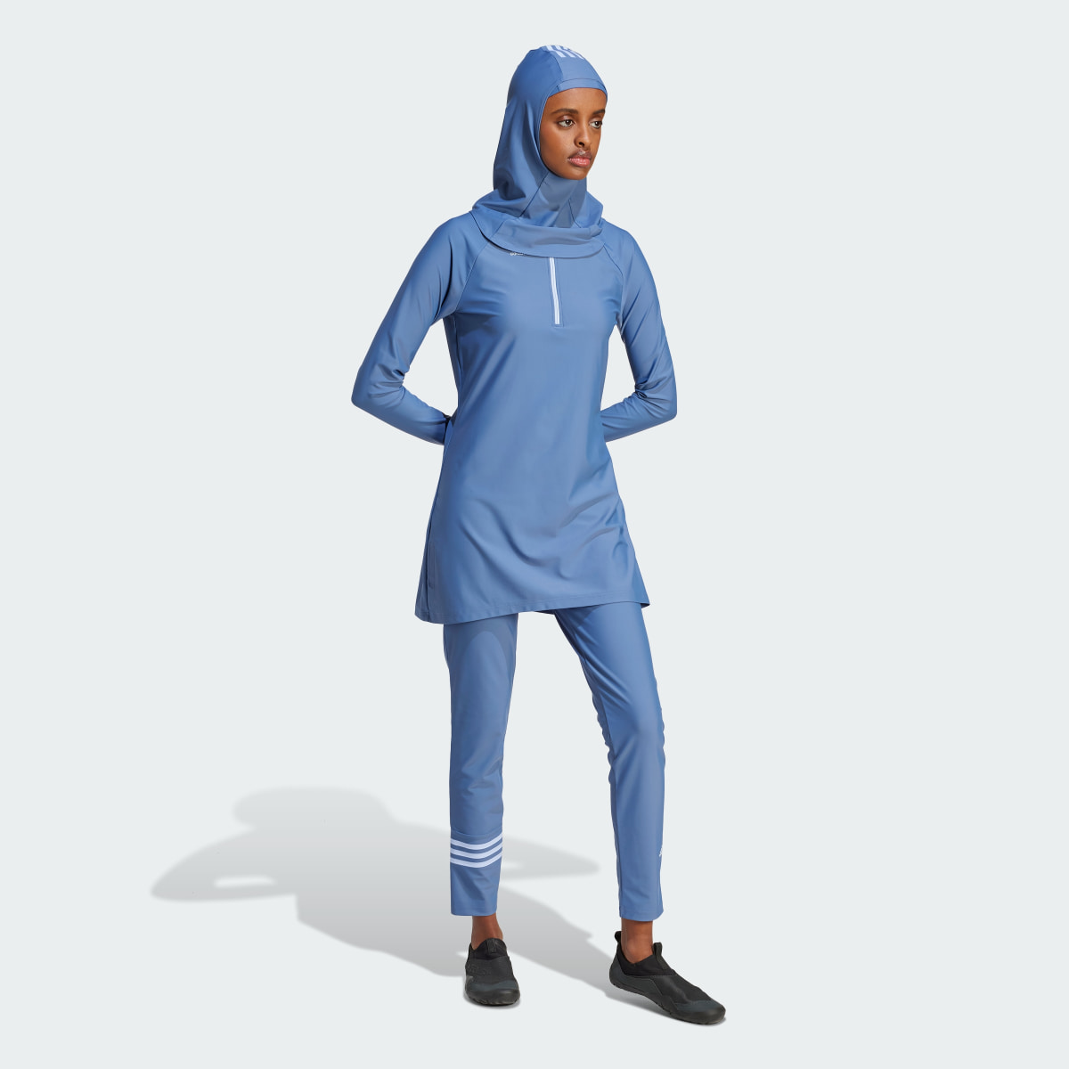 Adidas Hijabe de Natação 3-Stripes. 4