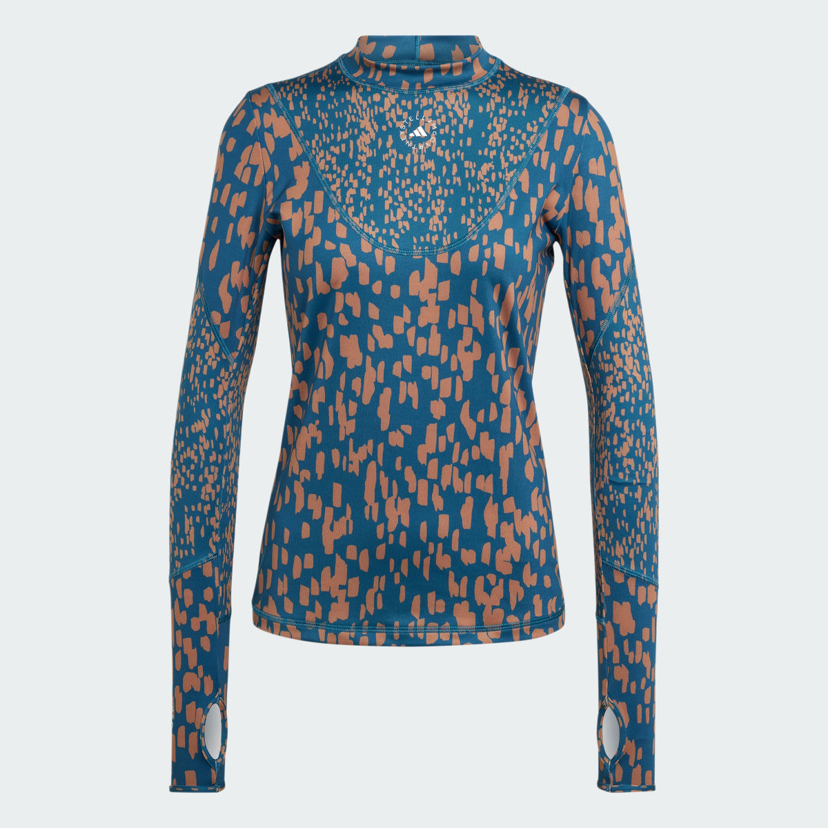 Adidas by Stella McCartney TruePurpose Training Long Sleeve Printed Long-Sleeve Top. 5