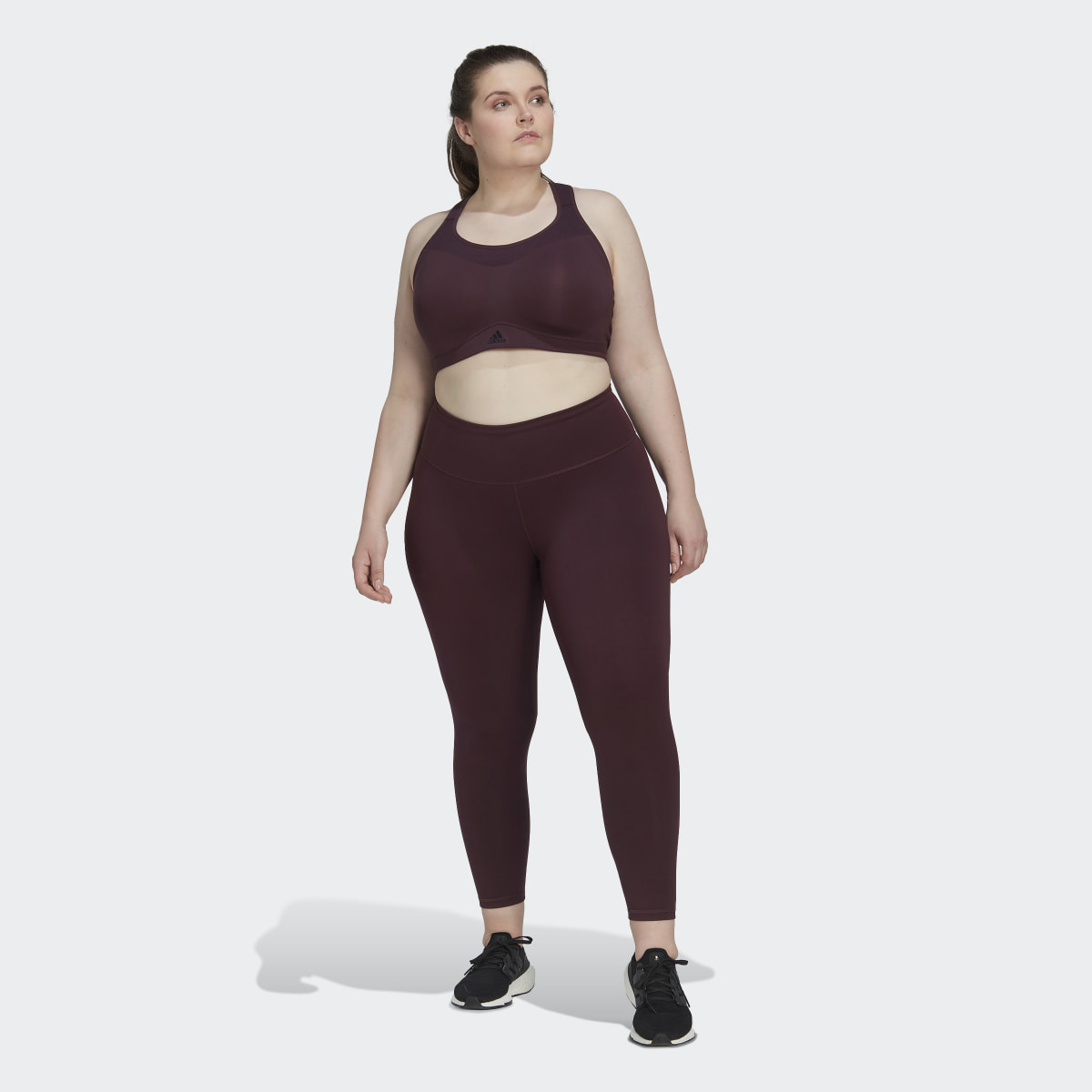 Adidas Optime Training Leggings (Plus Size). 5