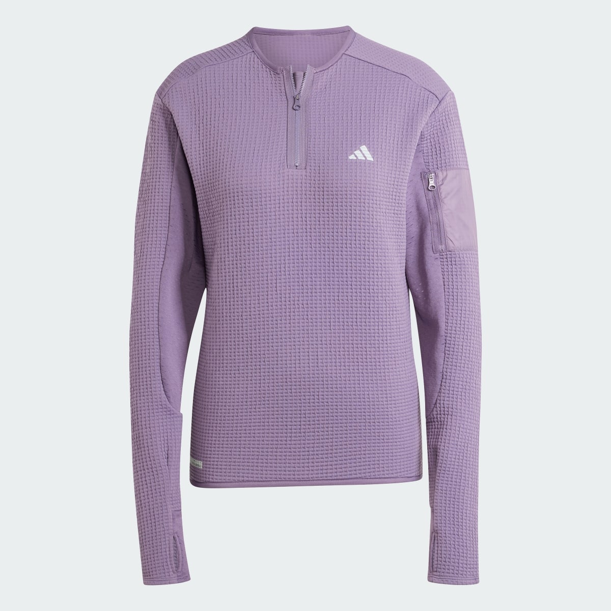 Adidas Ultimate Conquer the Elements COLD.RDY Half-Zip Running Shirt. 5